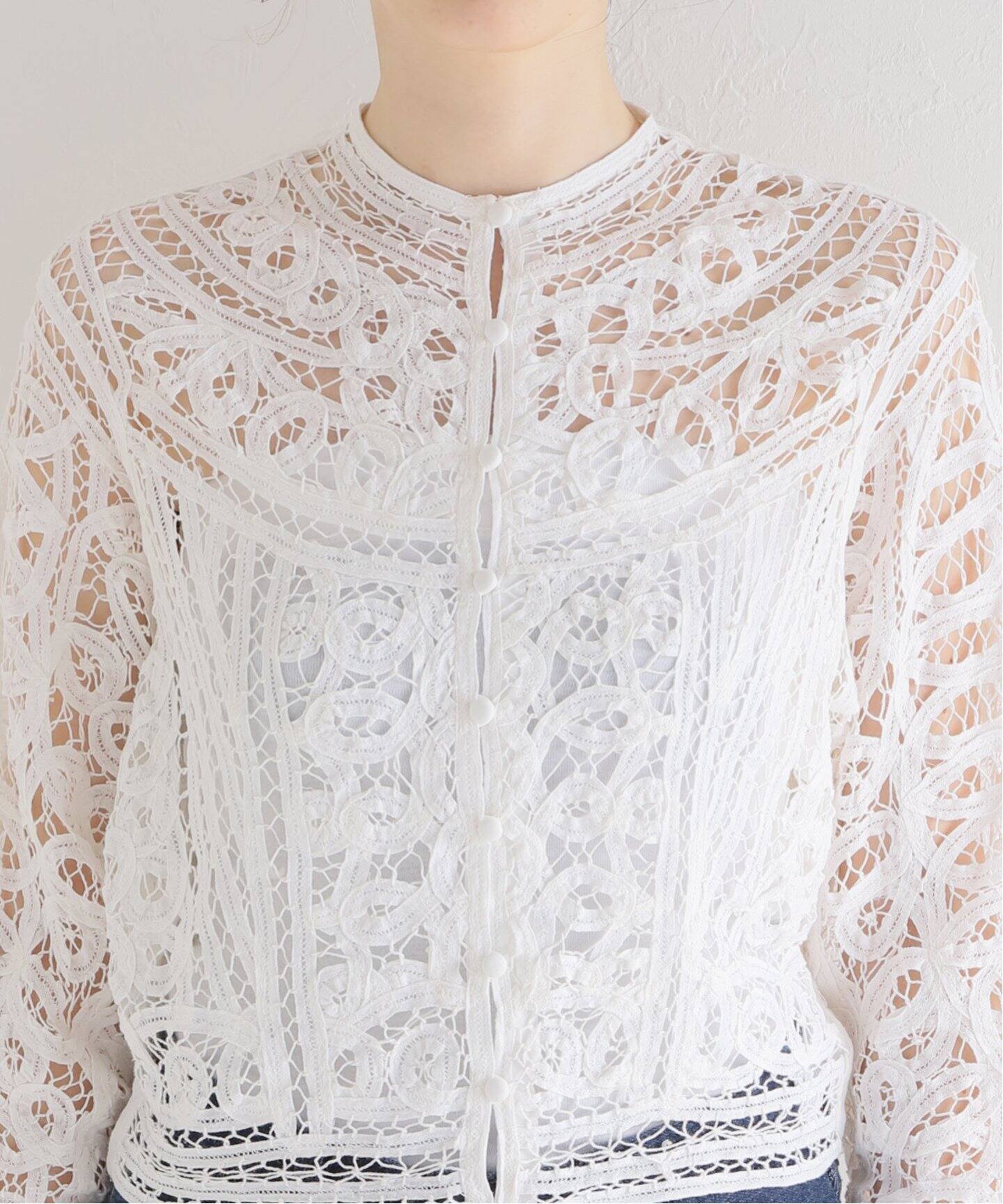 IENA LA BOUCLE バテンレースブラウス（シャツ／ブラウス）｜IENA  