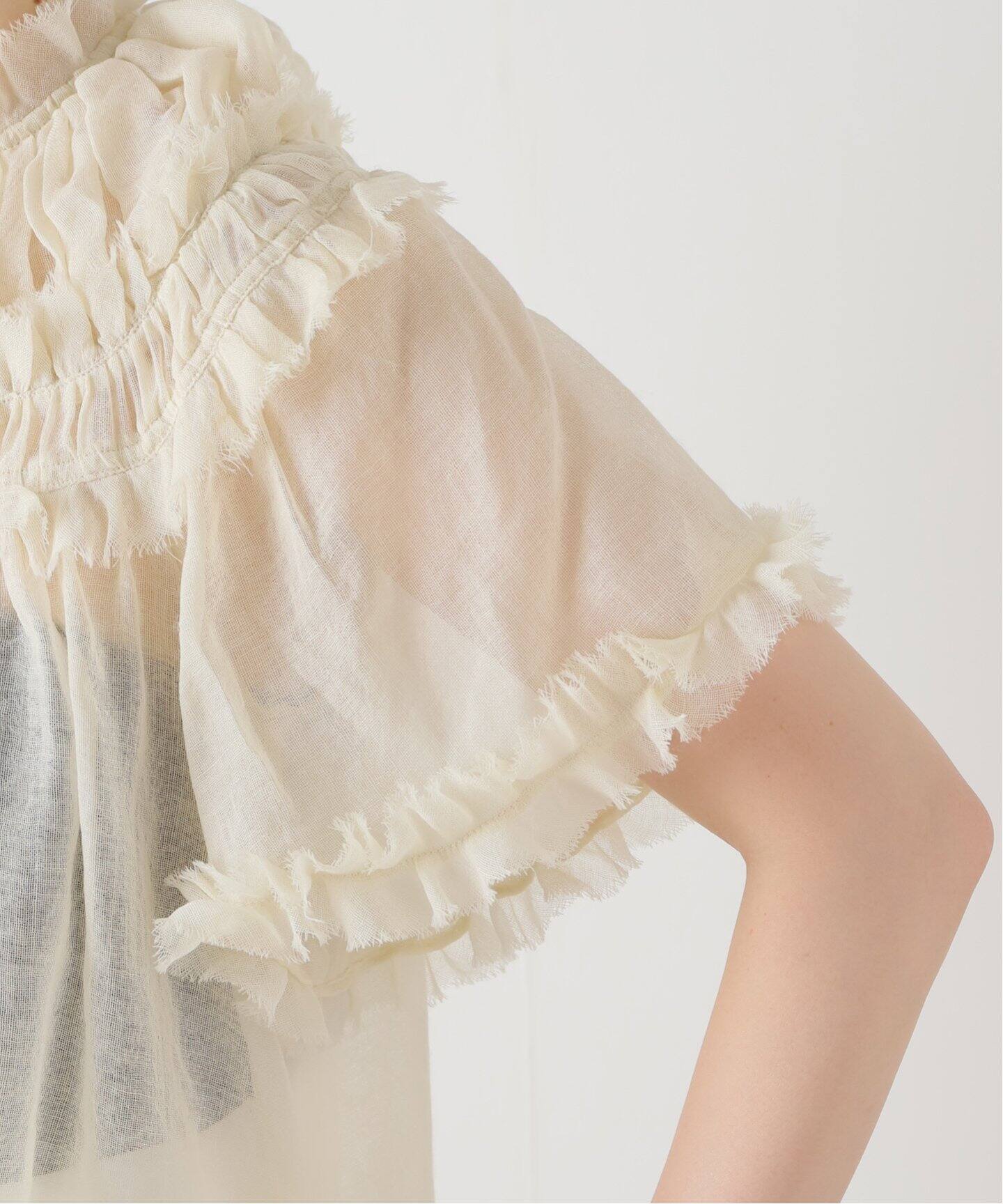 ULLA JOHNSON/ウラ ジョンソン】PRE ZURI TOPS ブラウス（シャツ 