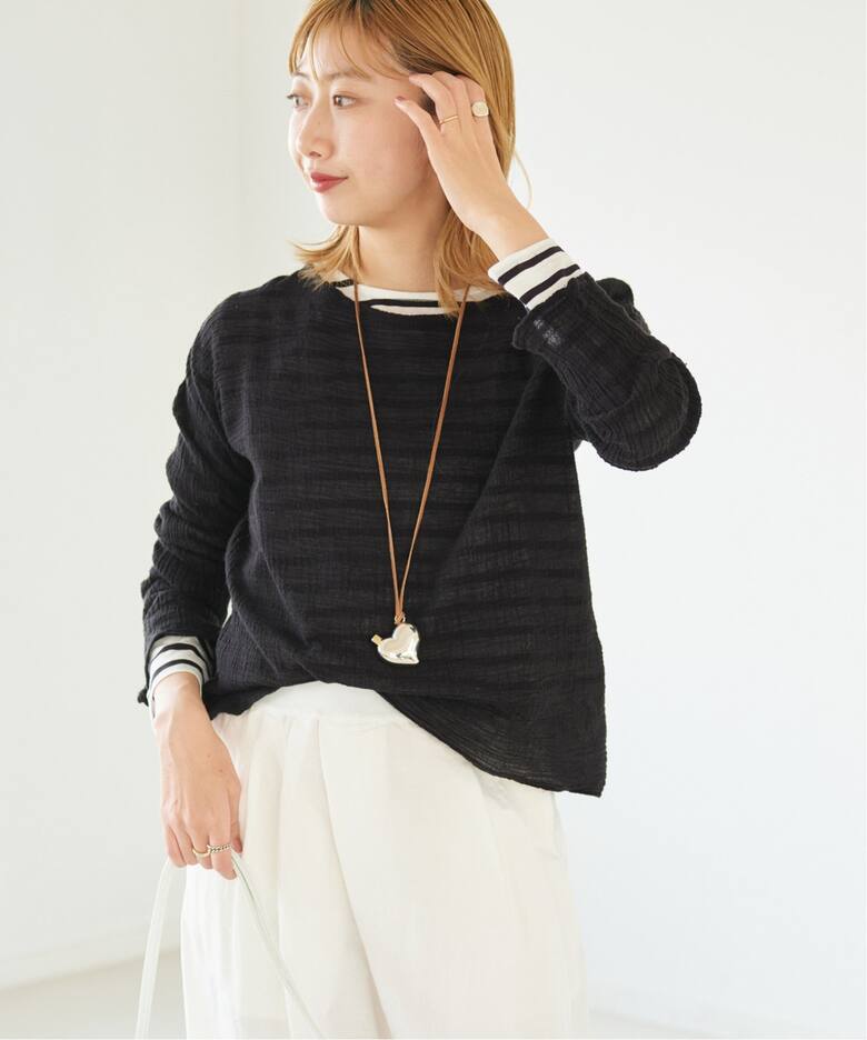 LES ATELIERS FRANCAIS DE CONFECTION】 別注 T-ブラウス（シャツ 