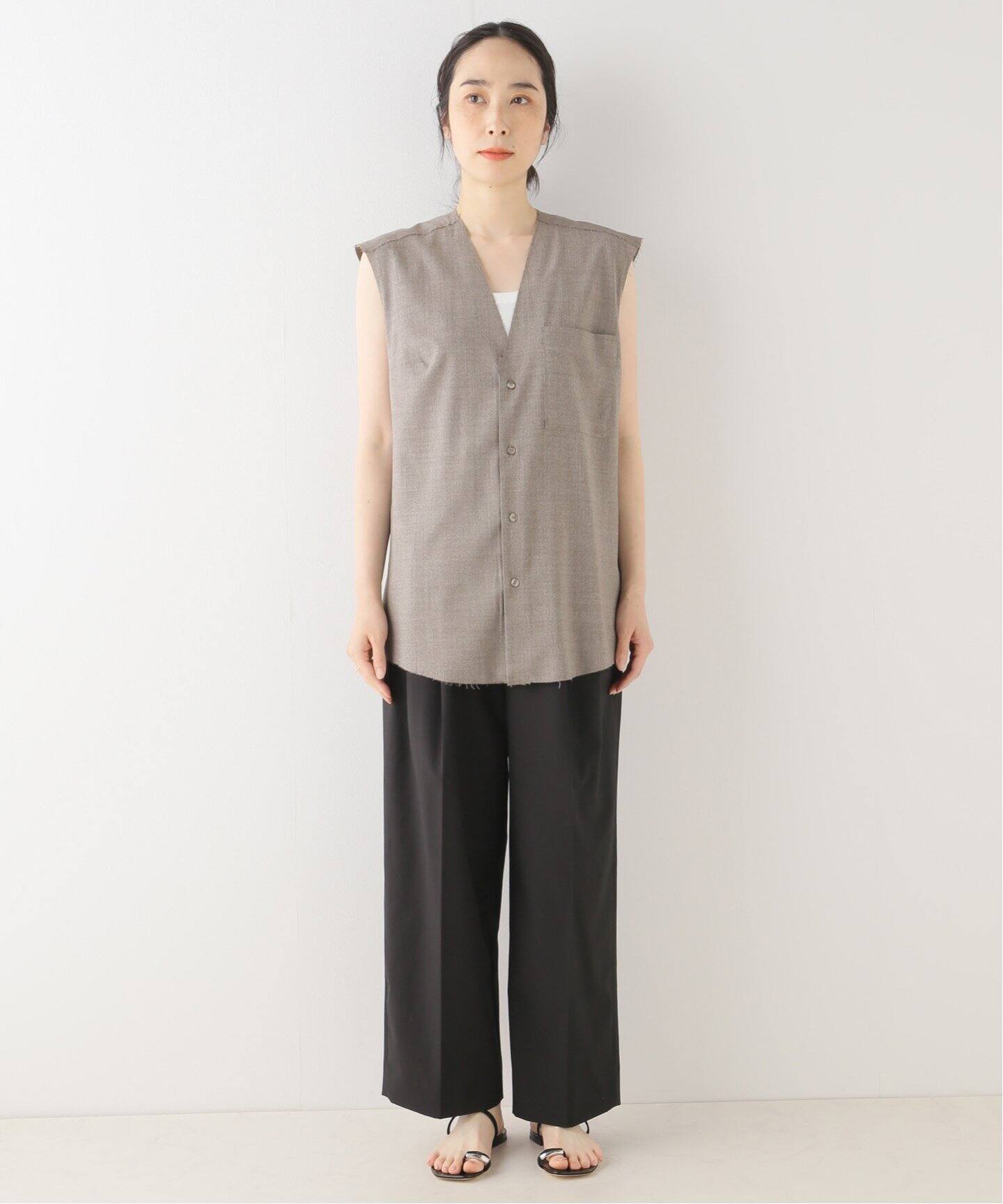 GABRIELA COLL GARMENTS】 LORO PIANA SLEEVE ブラウス（シャツ 