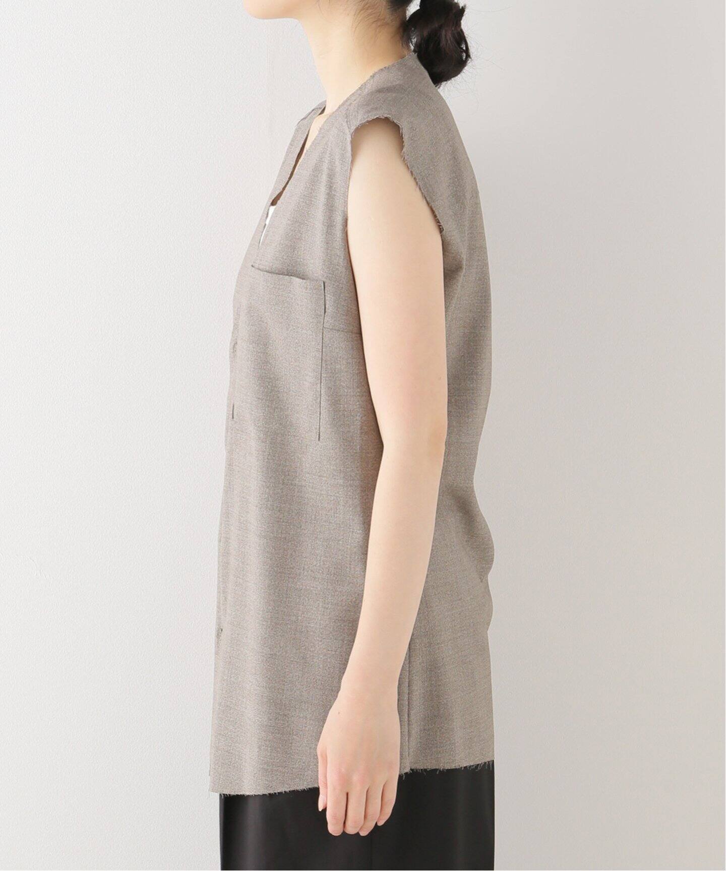 GABRIELA COLL GARMENTS】 LORO PIANA SLEEVE ブラウス（シャツ 