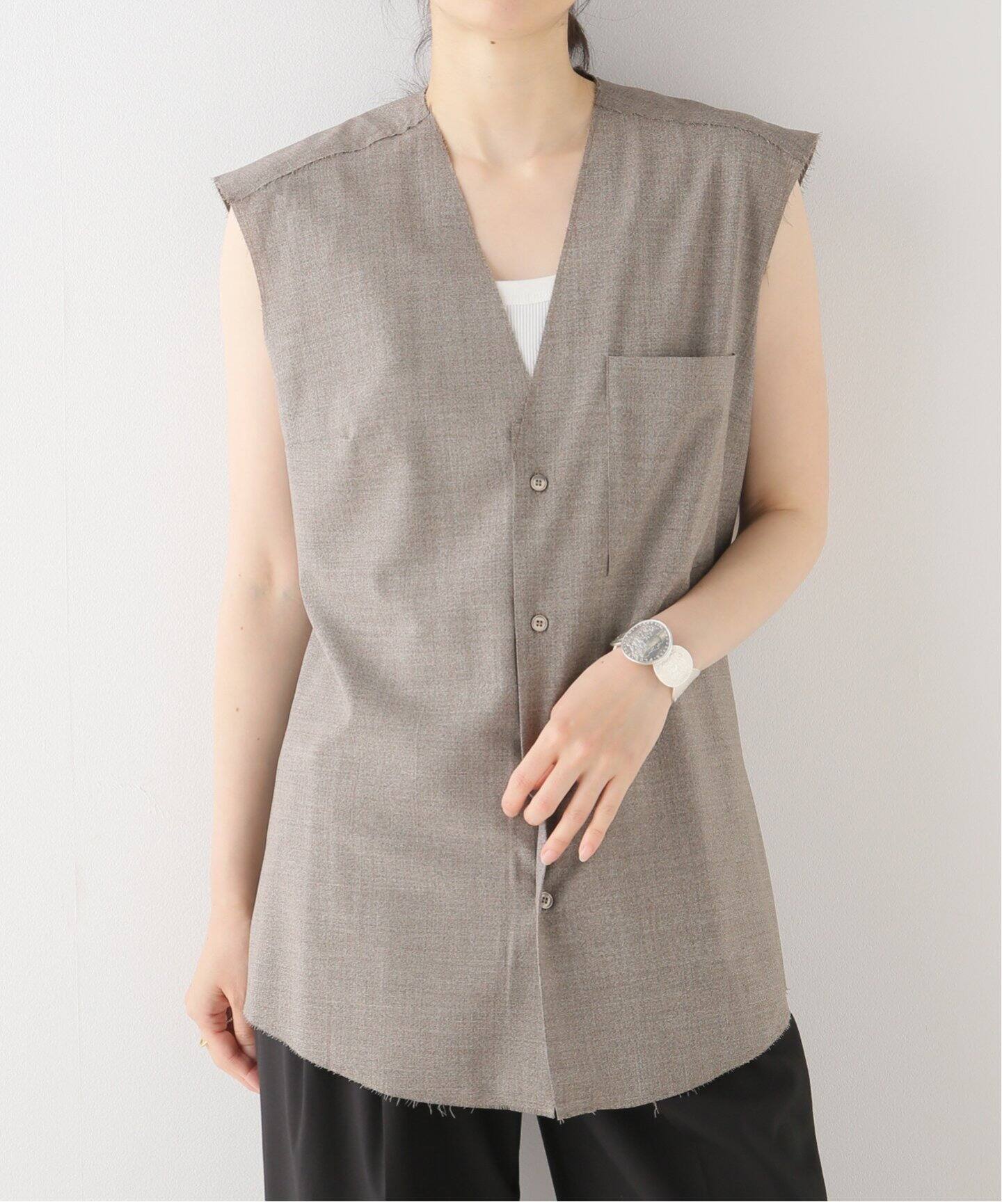 GABRIELA COLL GARMENTS】 LORO PIANA SLEEVE ブラウス（シャツ 
