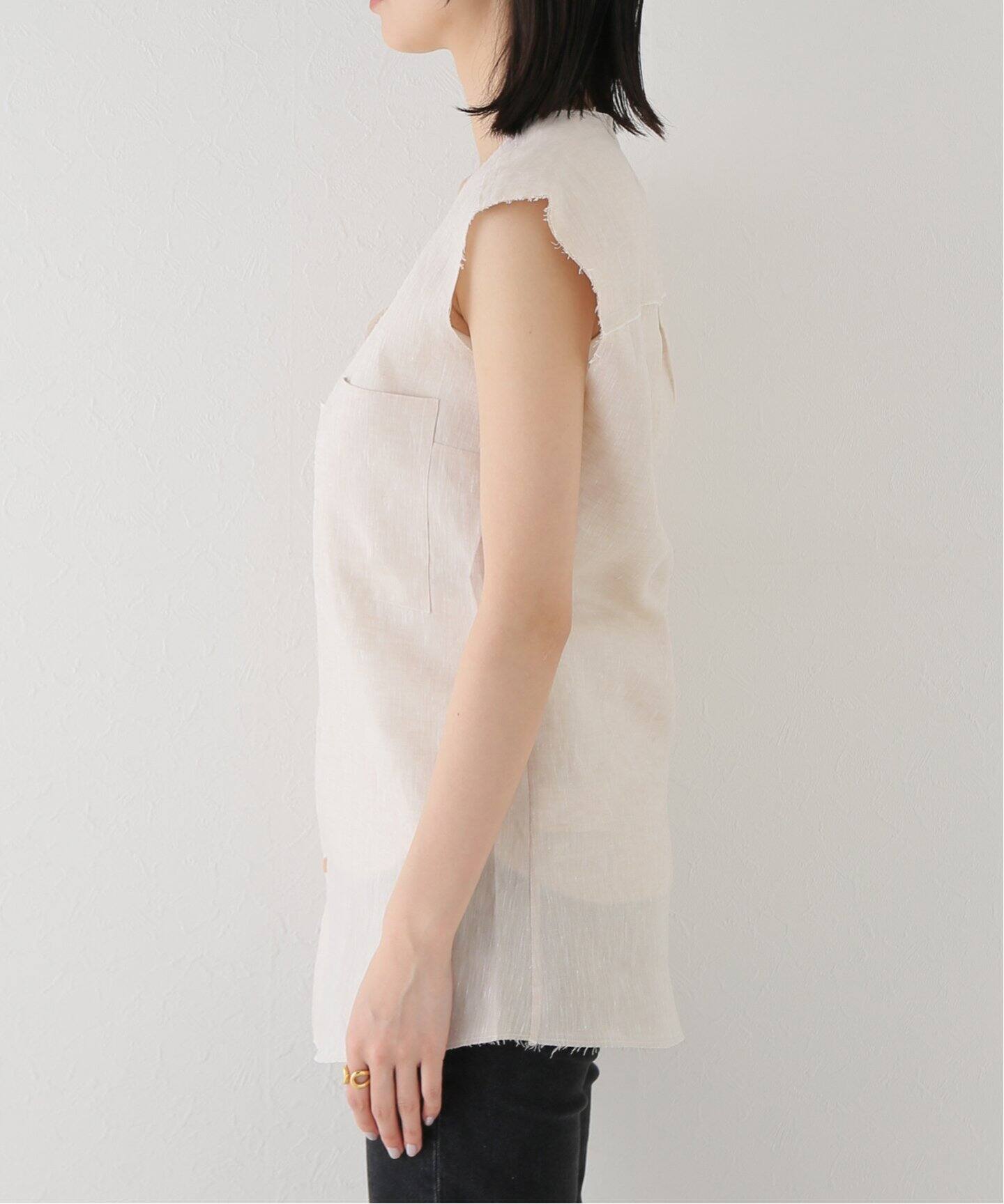 GABRIELA COLL GARMENTS】別注 SLEEVELESS ブラウス（シャツ／ブラウス 