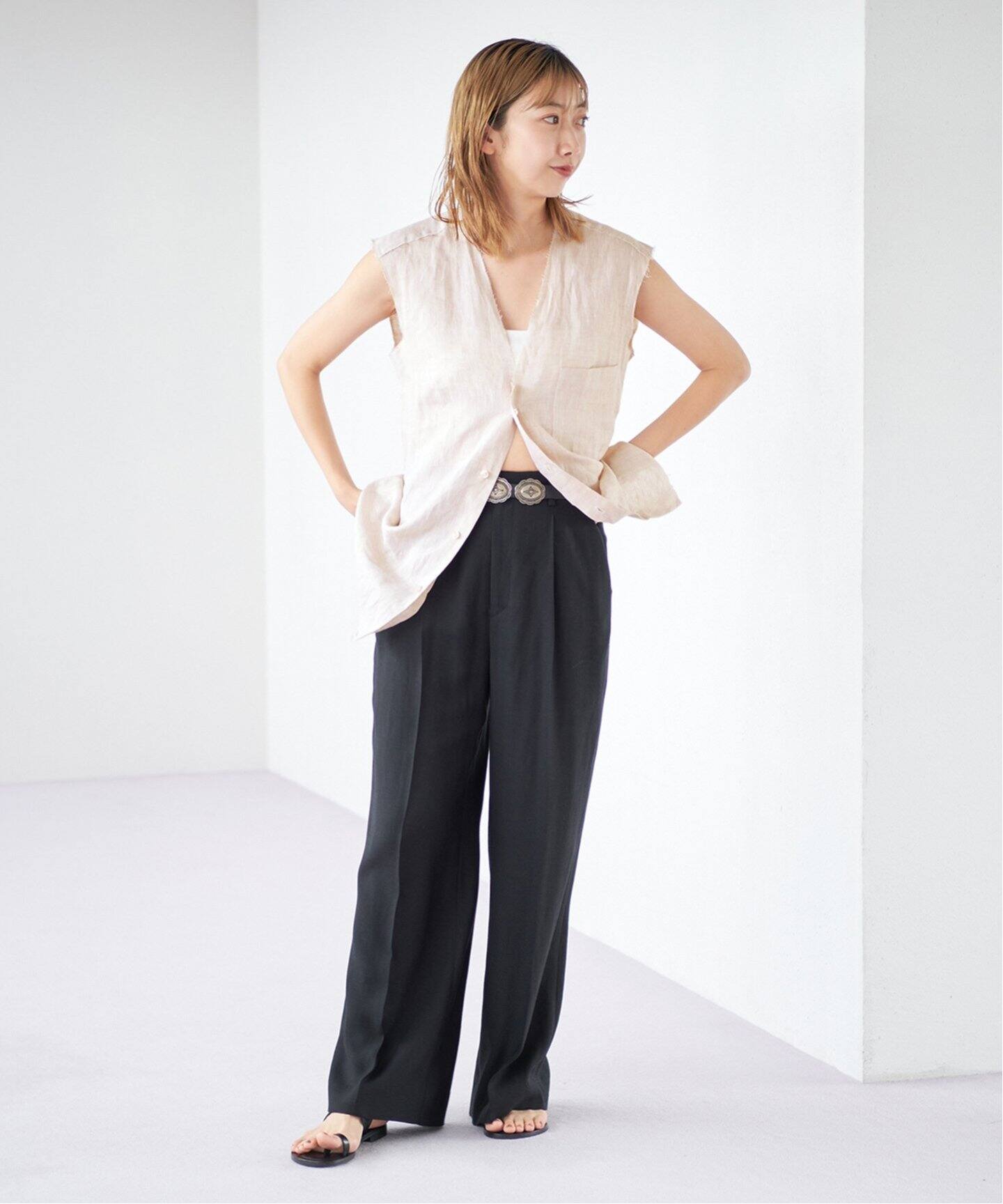 GABRIELA COLL GARMENTS】別注 SLEEVELESS ブラウス（シャツ／ブラウス 