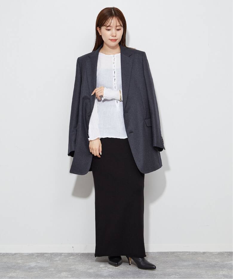 追加》【LES ATELIERS FRANCAIS DE CONFECTION】別注 HENLY NECK L/SL 
