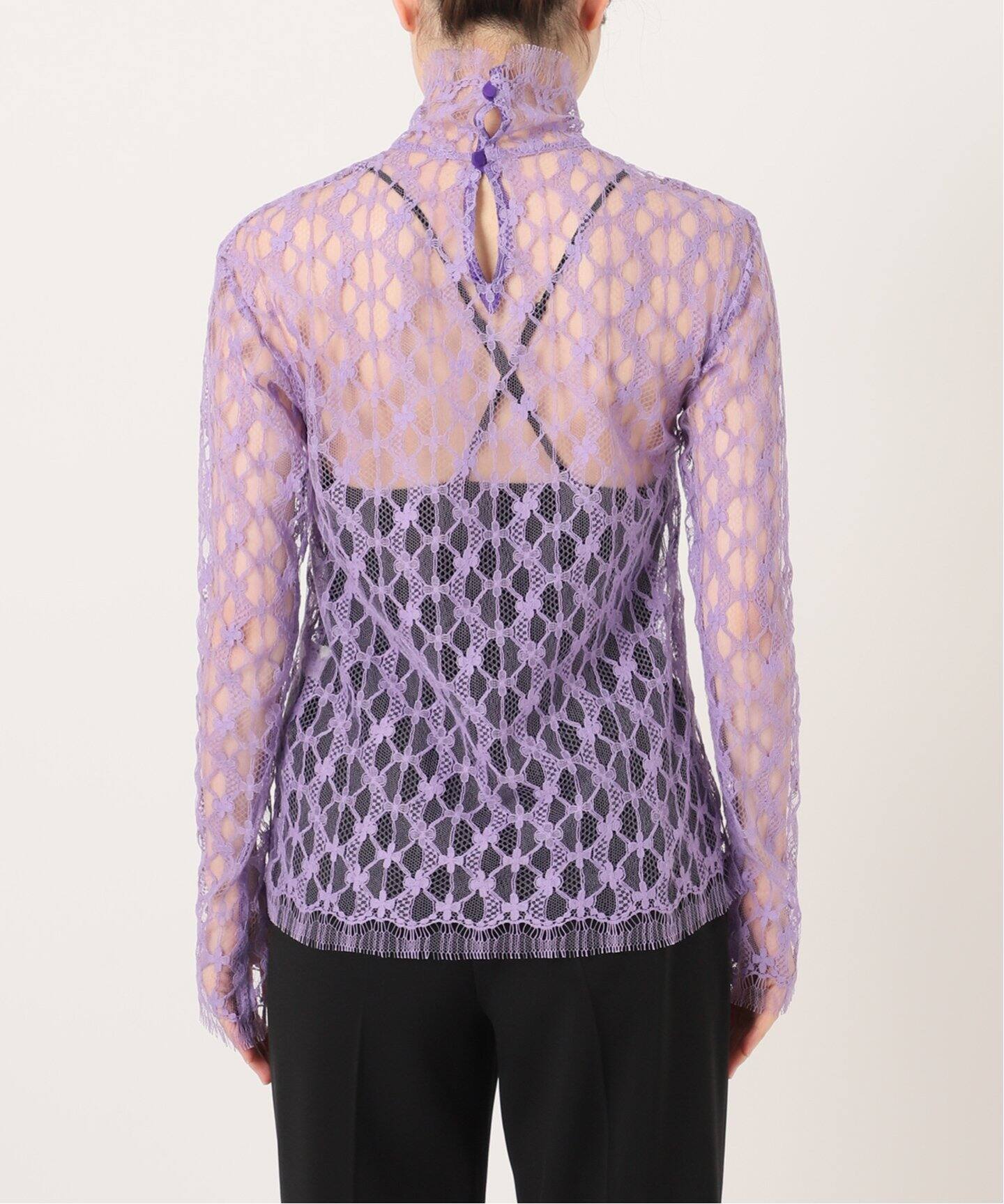 BOWTE/バウト】FRENCH TULLE LACE BLOUCE（シャツ／ブラウス 