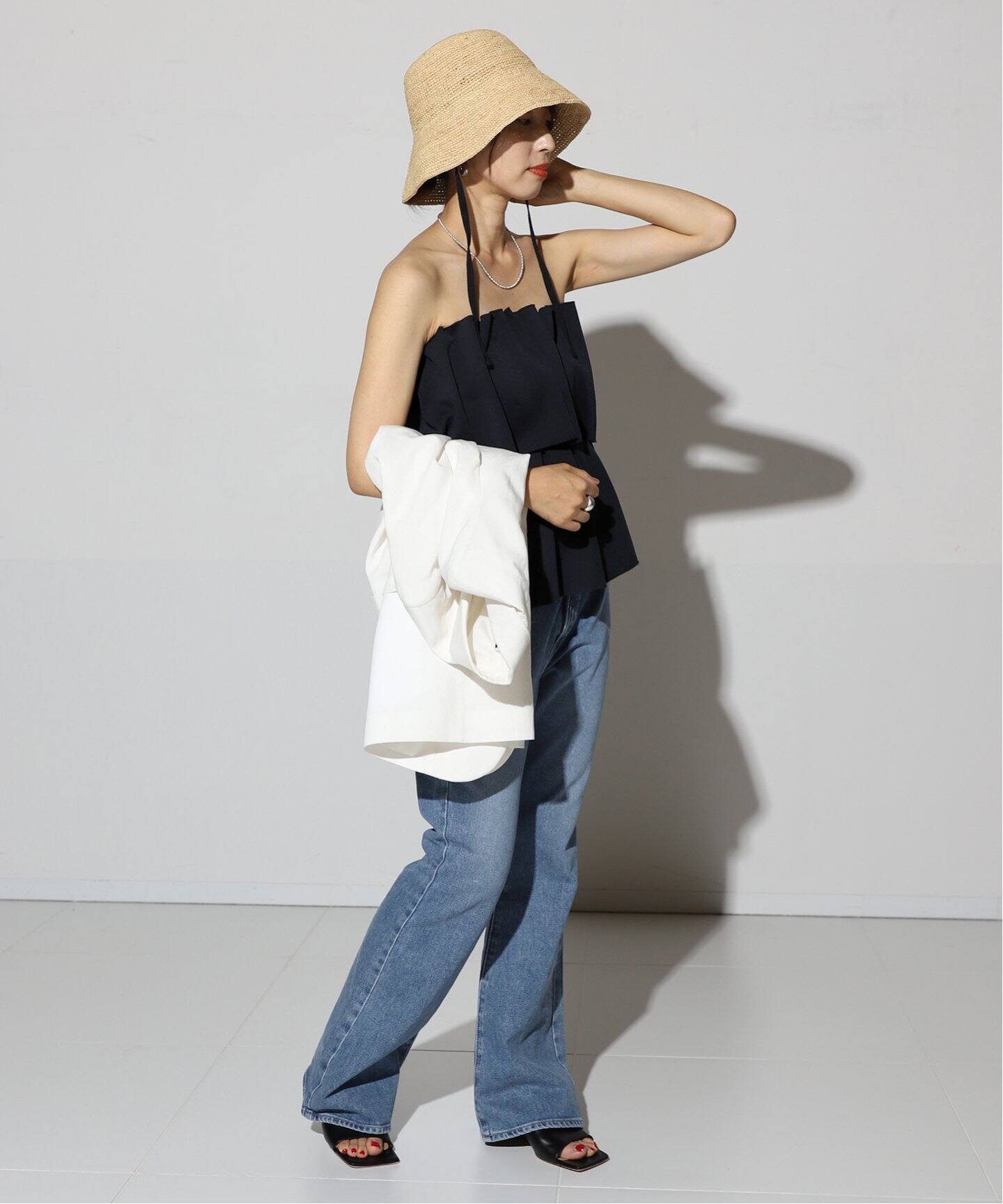 DAGMAR/ダグマー】SCULPTED TUBE TOP（チューブトップ