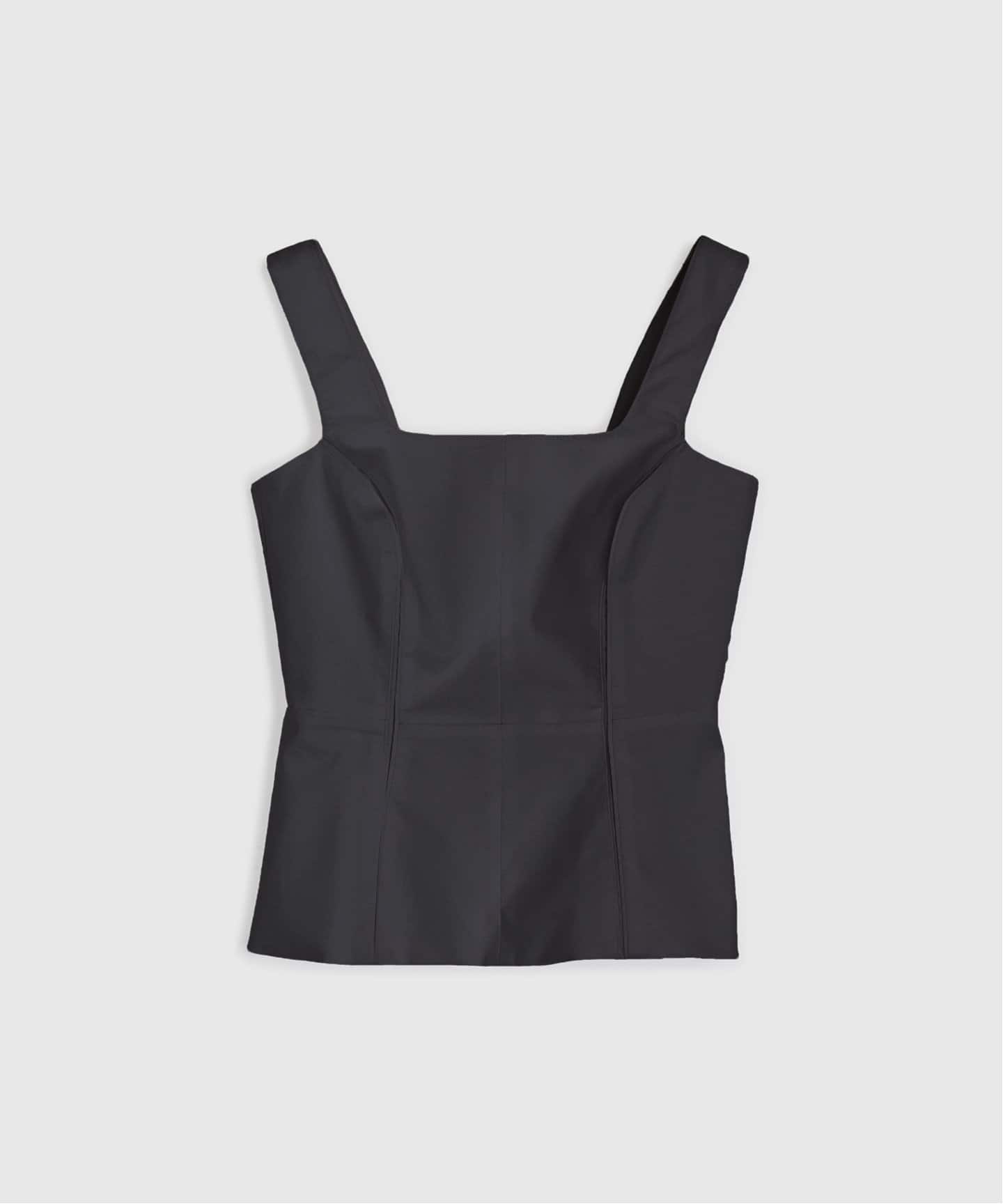 ROCHAS/ロシャス】shoulder straps Bustier Top（シャツ