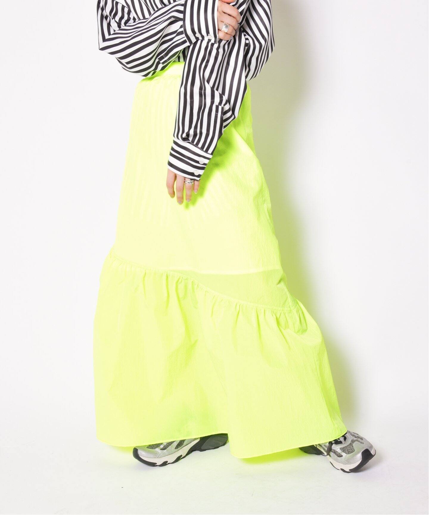 WASHER TIERED スカート（ロング・マキシ丈スカート）｜CITYSHOP 