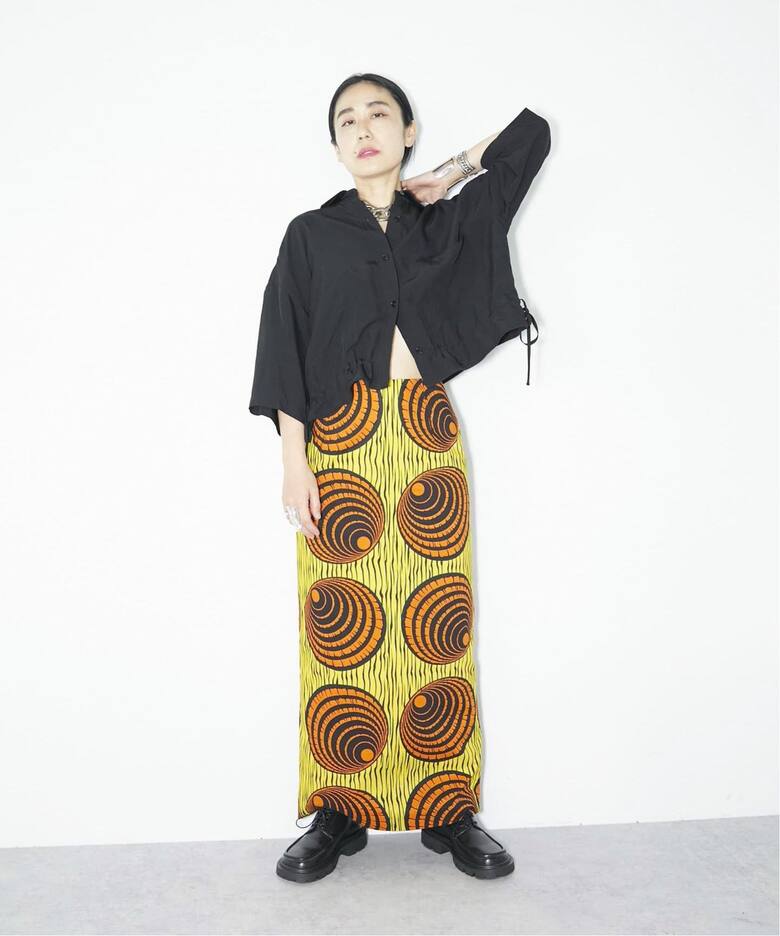 AFRICAN WAX PRINT スカート（ロング・マキシ丈スカート）｜CITYSHOP 