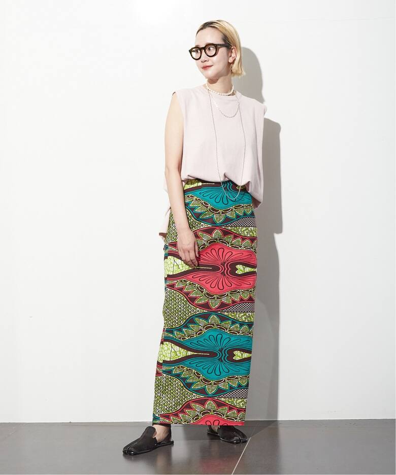 AFRICAN WAX PRINT スカート（ロング・マキシ丈スカート）｜CITYSHOP 