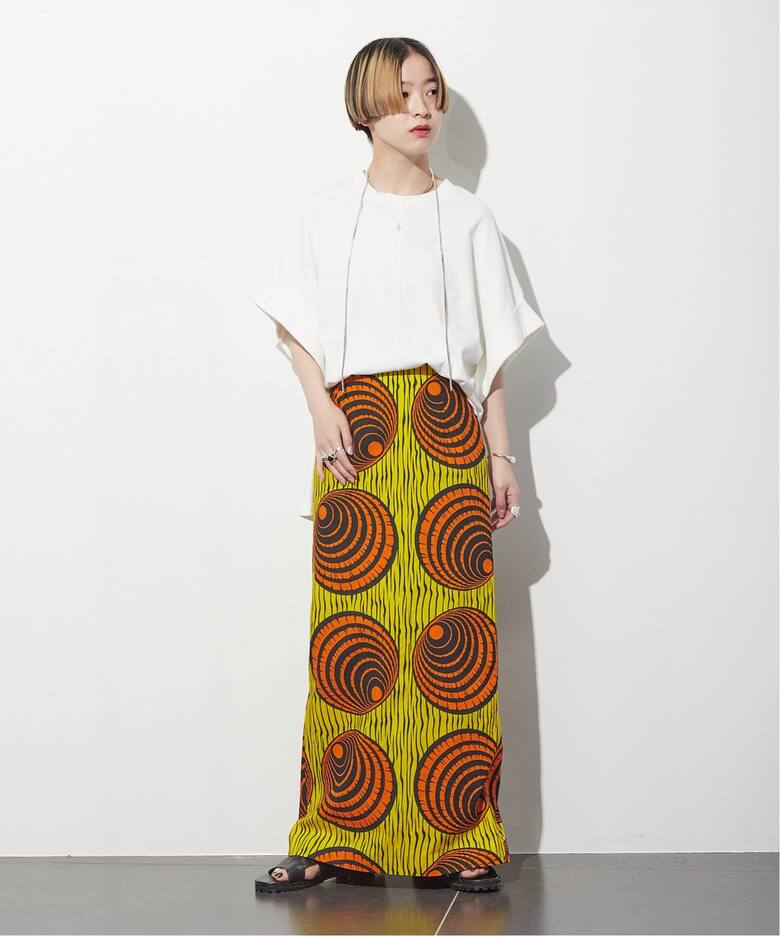 AFRICAN WAX PRINT スカート（ロング・マキシ丈スカート）｜CITYSHOP 