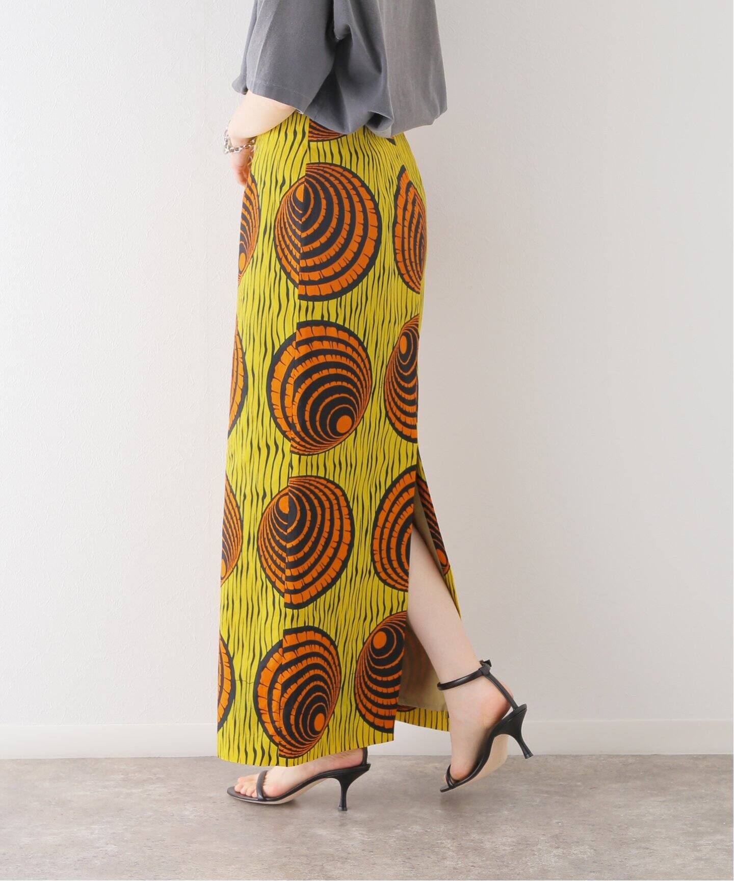 AFRICAN WAX PRINT スカート（ロング・マキシ丈スカート）｜CITYSHOP 