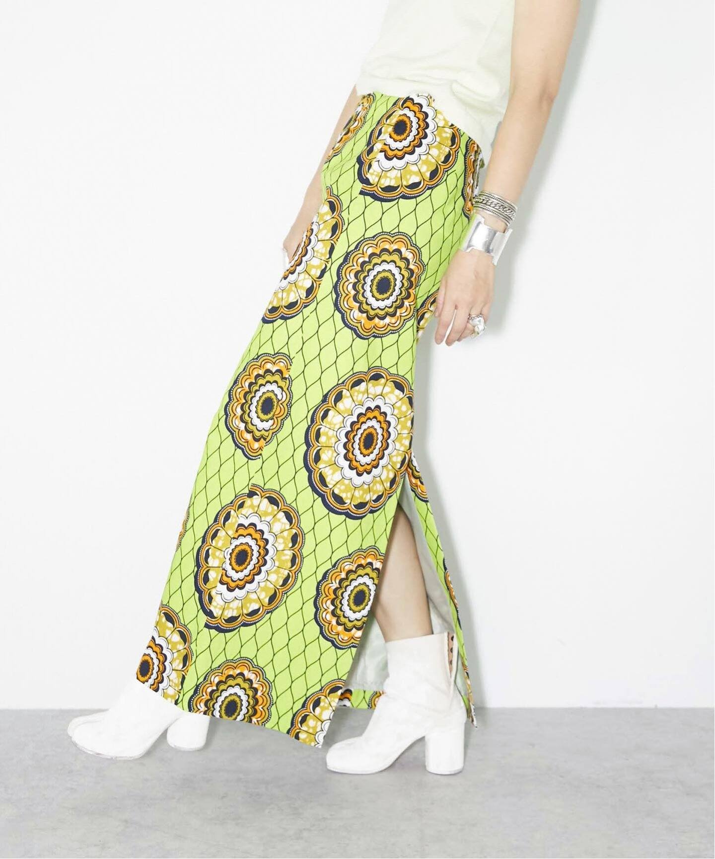 AFRICAN WAX PRINT スカート（ロング・マキシ丈スカート）｜CITYSHOP 