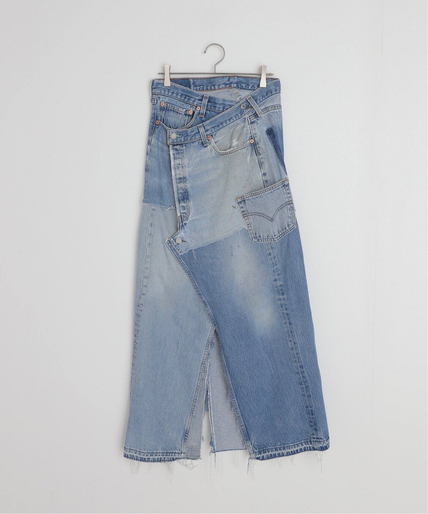 リメイクラップスカート（デニムスカート）｜Bonum（ボナム）の通販  