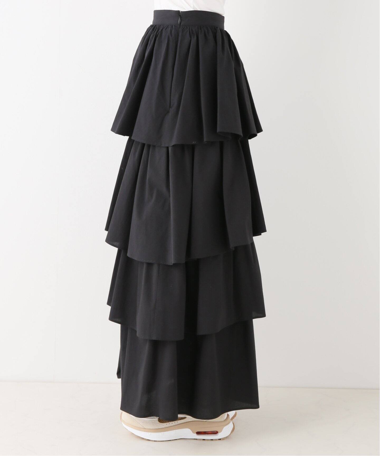 CLANE / クラネ】FRILL TIERED SKIRT（ロング・マキシ丈スカート 