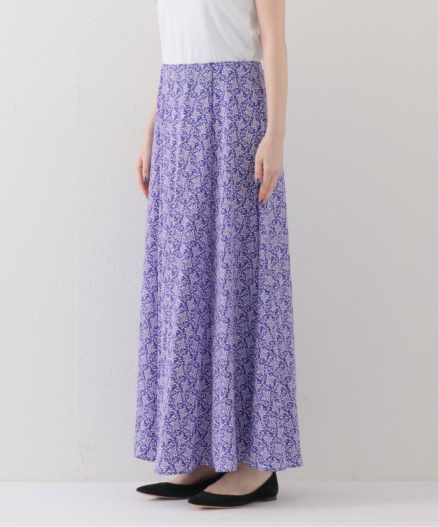 プリントフレアスカート（ロング・マキシ丈スカート）｜Spick and Span  