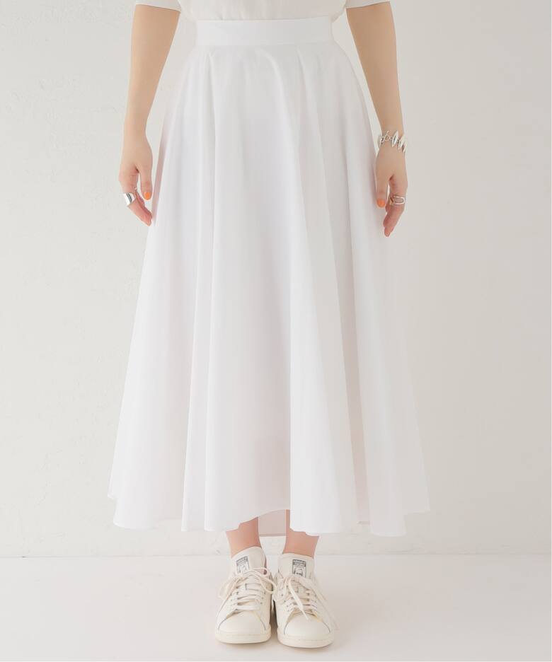 ナチュラルワッシャーフレアスカート（ロング・マキシ丈スカート  