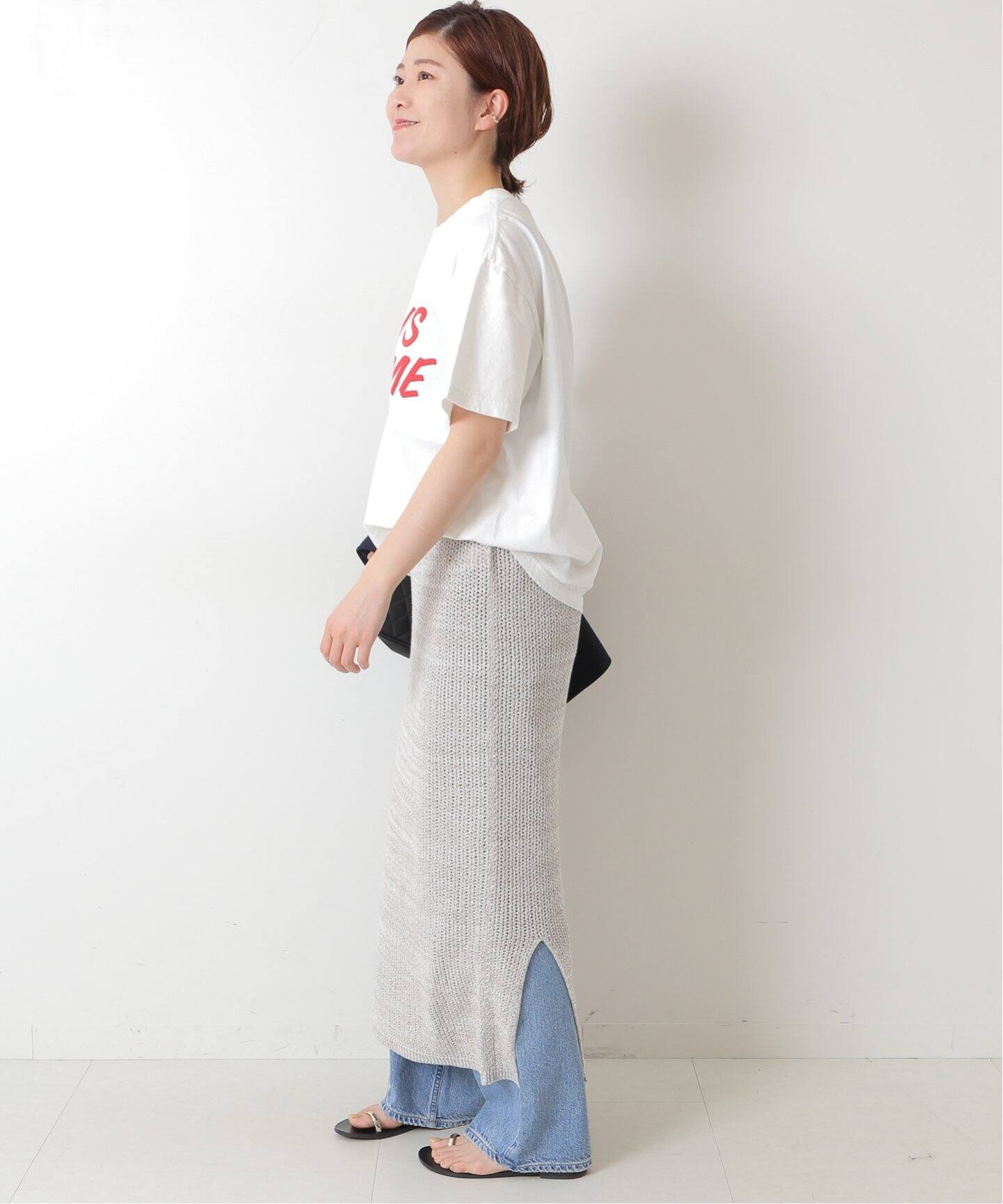 メッシュニットスカート（ロング・マキシ丈スカート）｜Spick and Span 