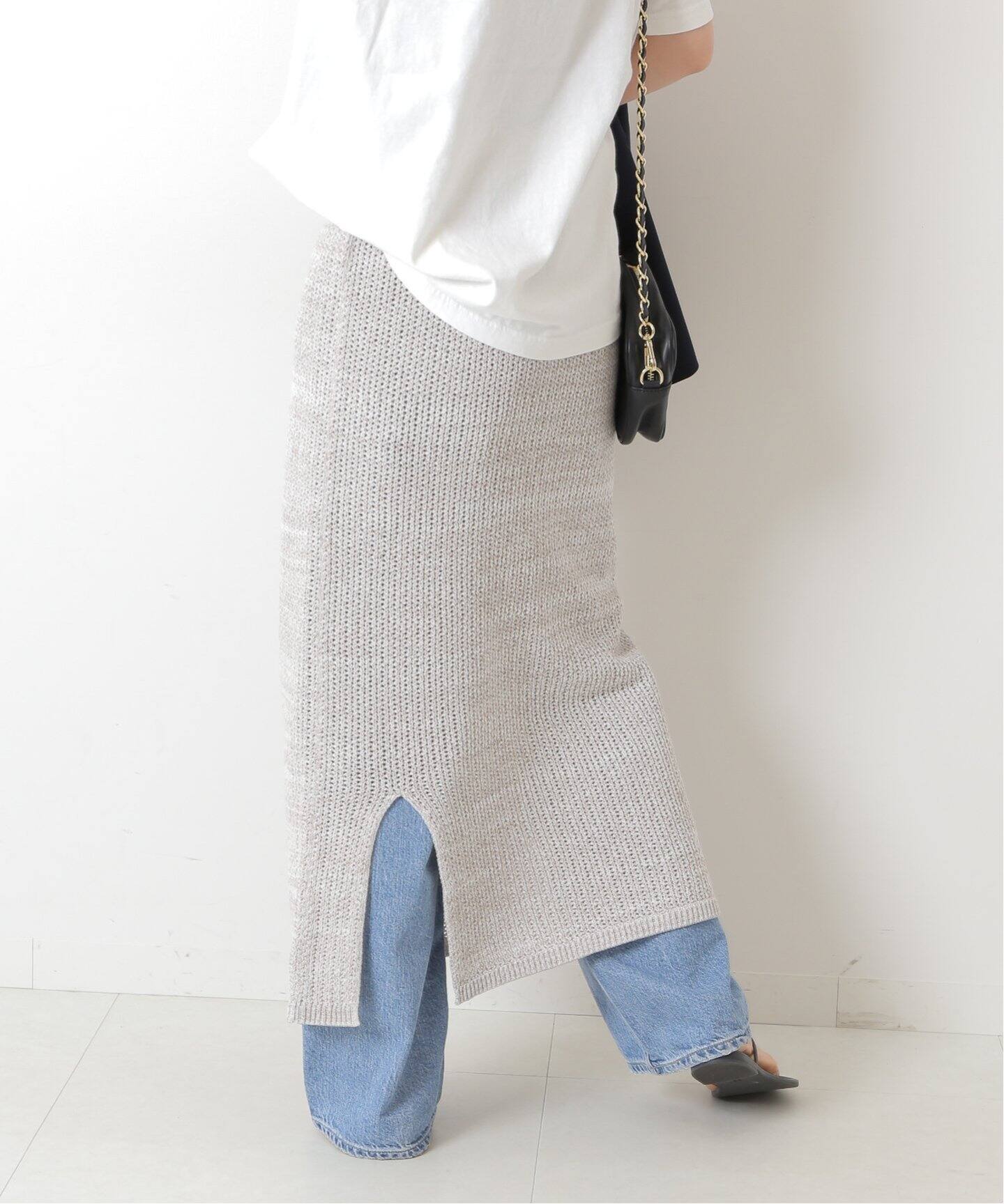 メッシュニットスカート（ロング・マキシ丈スカート）｜Spick and Span 