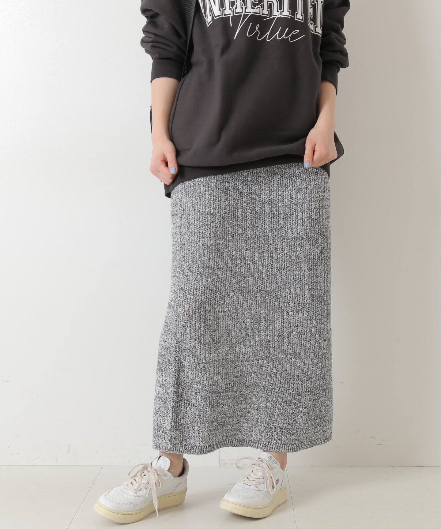 メッシュニットスカート（ロング・マキシ丈スカート）｜Spick and Span 
