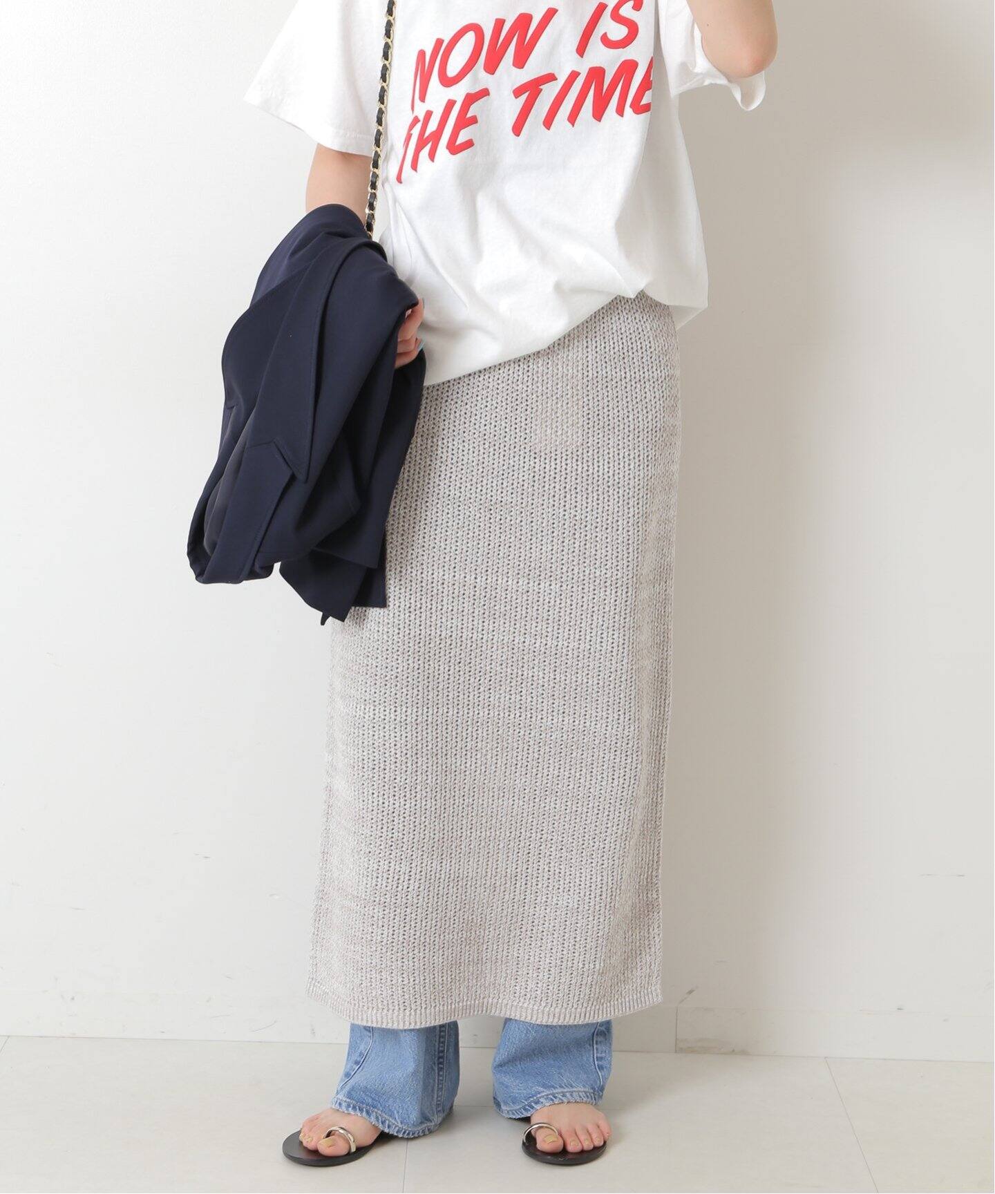 メッシュニットスカート（ロング・マキシ丈スカート）｜Spick and Span 