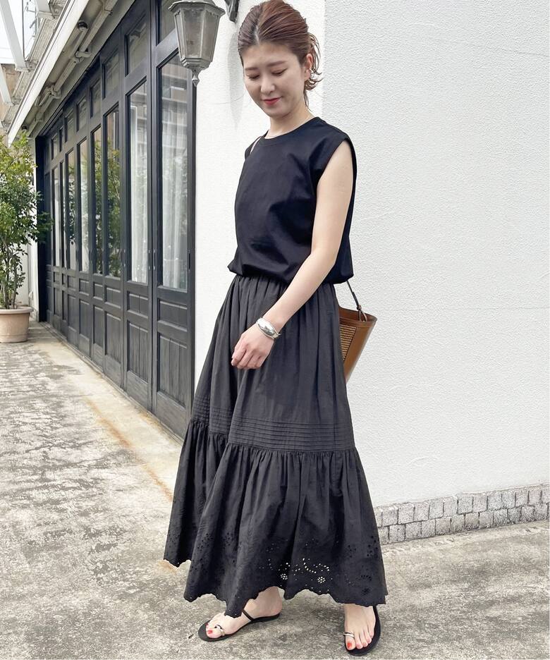 ≪追加≫エンブロイダリーレーススカート（ロング・マキシ丈スカート  