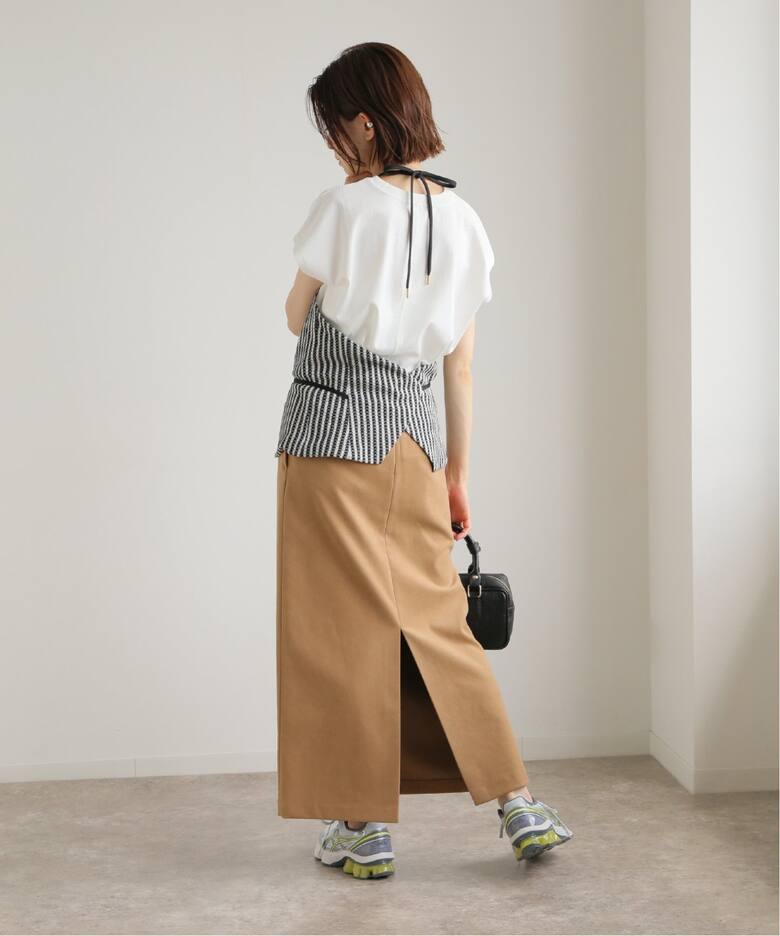 ≪一部店舗+WEB限定≫フェイクスウェードタイトロングスカート（ロング