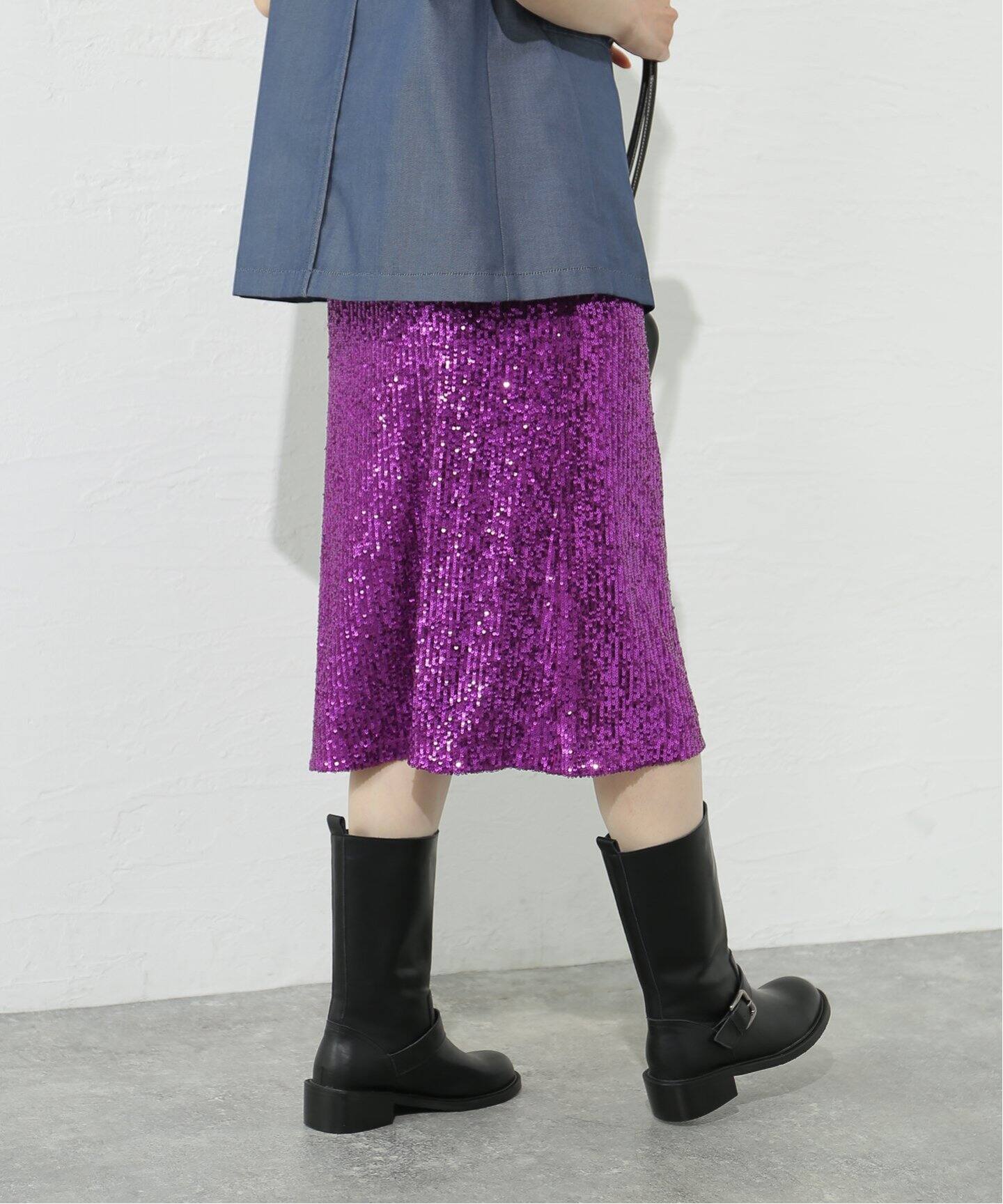 BAUM UND PFERDGARTEN】スパンコールスカート（その他スカート  