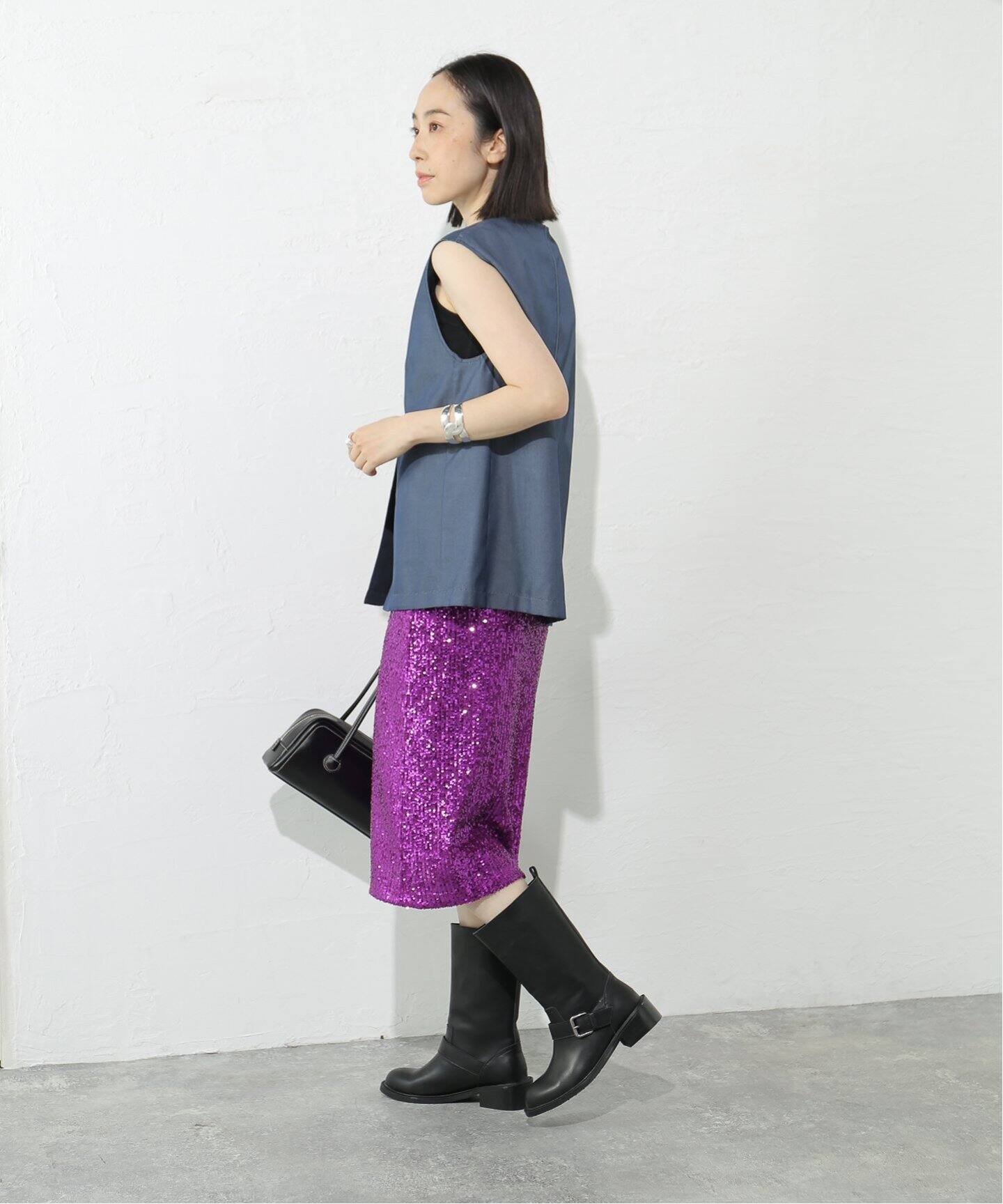 BAUM UND PFERDGARTEN】スパンコールスカート（その他スカート  