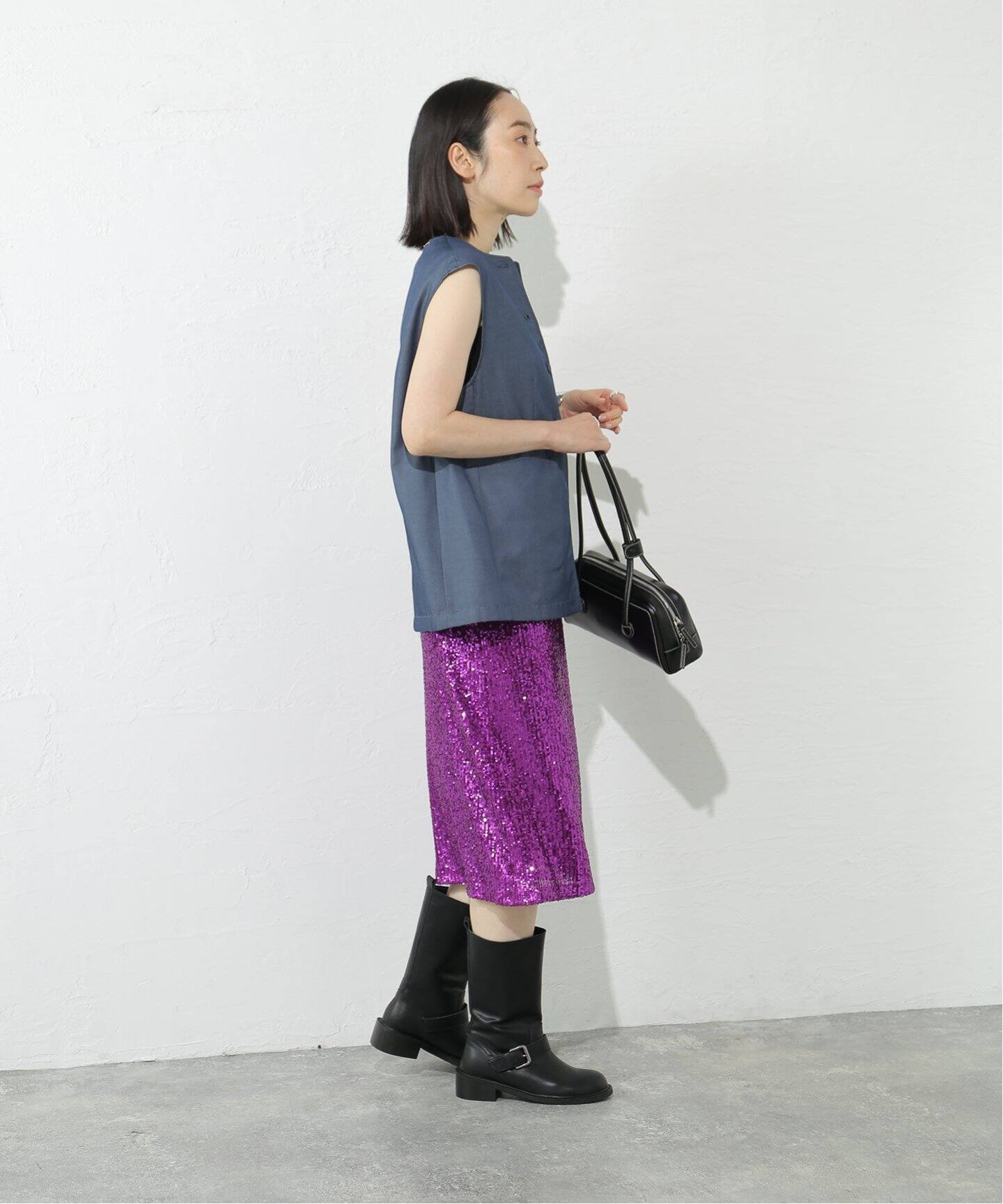 BAUM UND PFERDGARTEN】スパンコールスカート（その他スカート  