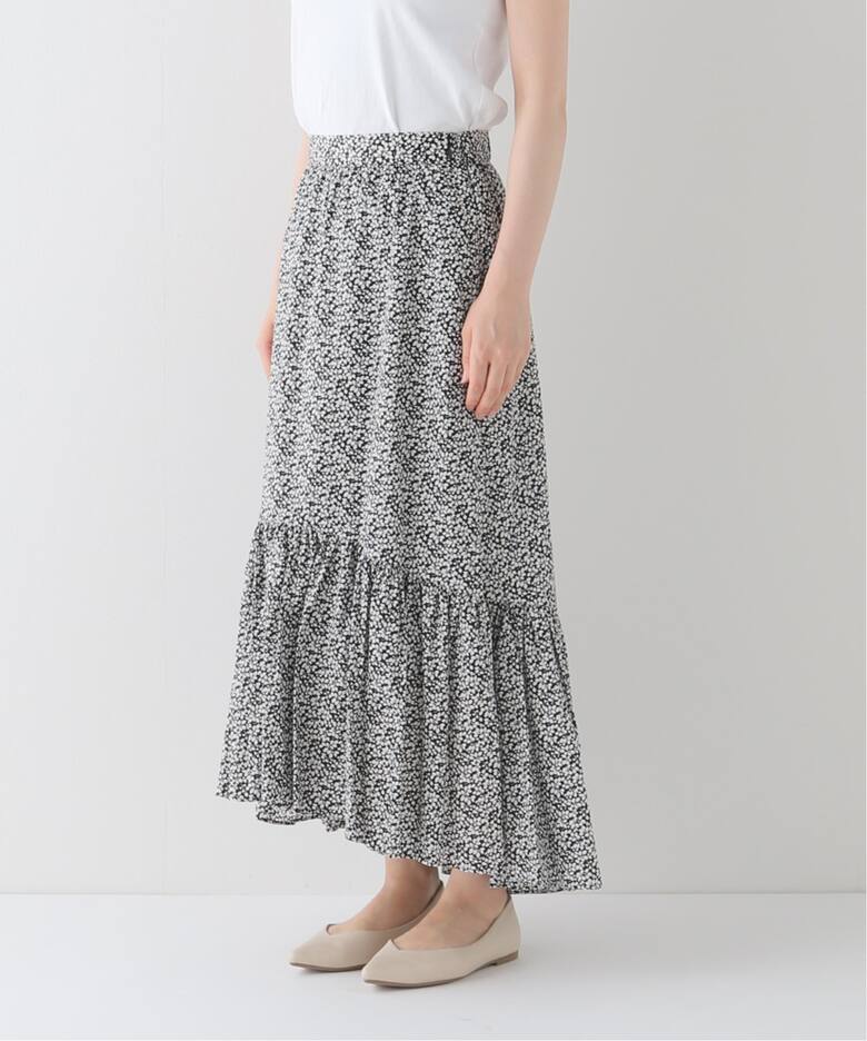 LIBERTYプリント ギャザースカート（ロング・マキシ丈スカート）｜U by  