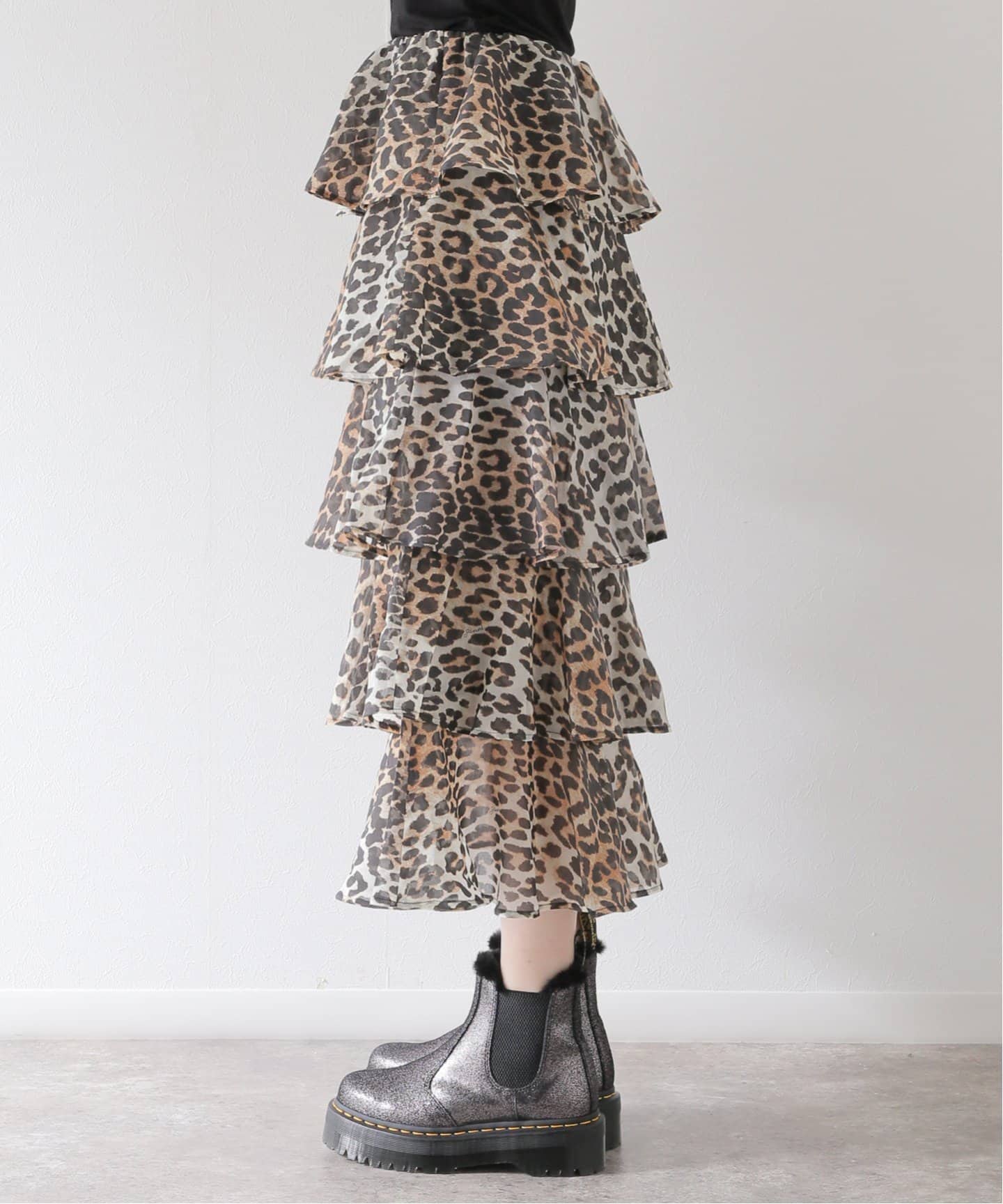 GANNI ガニー 巻きスカート GANNI/ガニー】 Sheer Voile Maxi Flounce Skirt（ロング