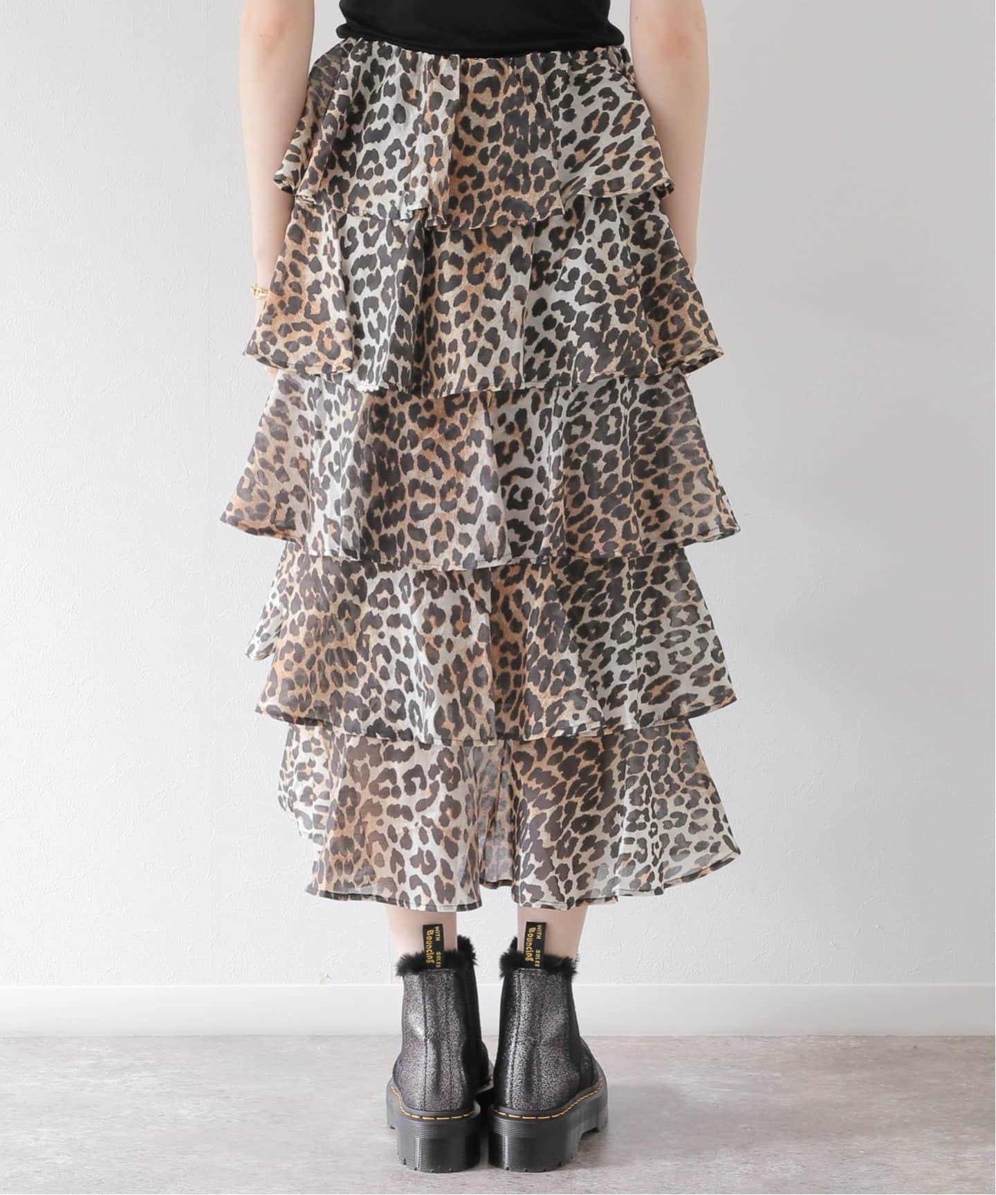 GANNI/ガニー】 Sheer Voile Maxi Flounce Skirt（ロング