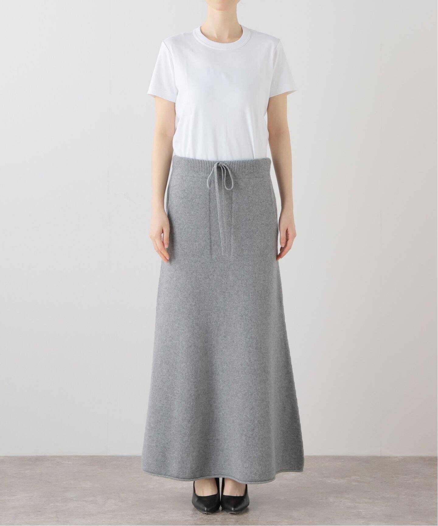 ≪追加≫圧縮ウールスカート（ロング・マキシ丈スカート）｜FRAMeWORK  