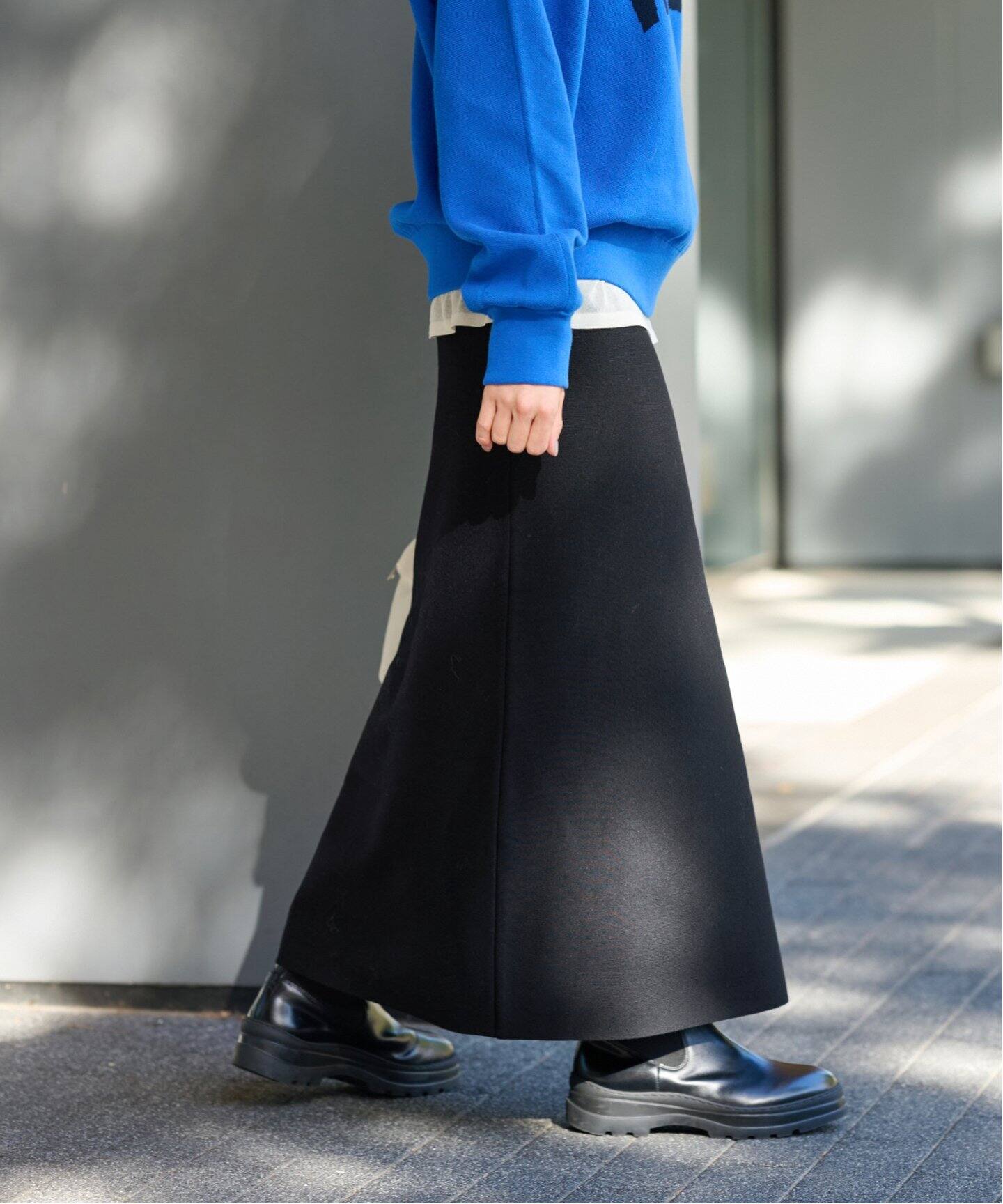 総針フレアスカート（ロング・マキシ丈スカート）｜FRAMeWORK  