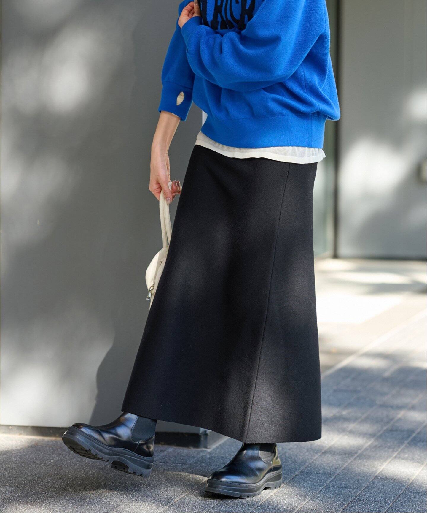 総針フレアスカート（ロング・マキシ丈スカート）｜FRAMeWORK  