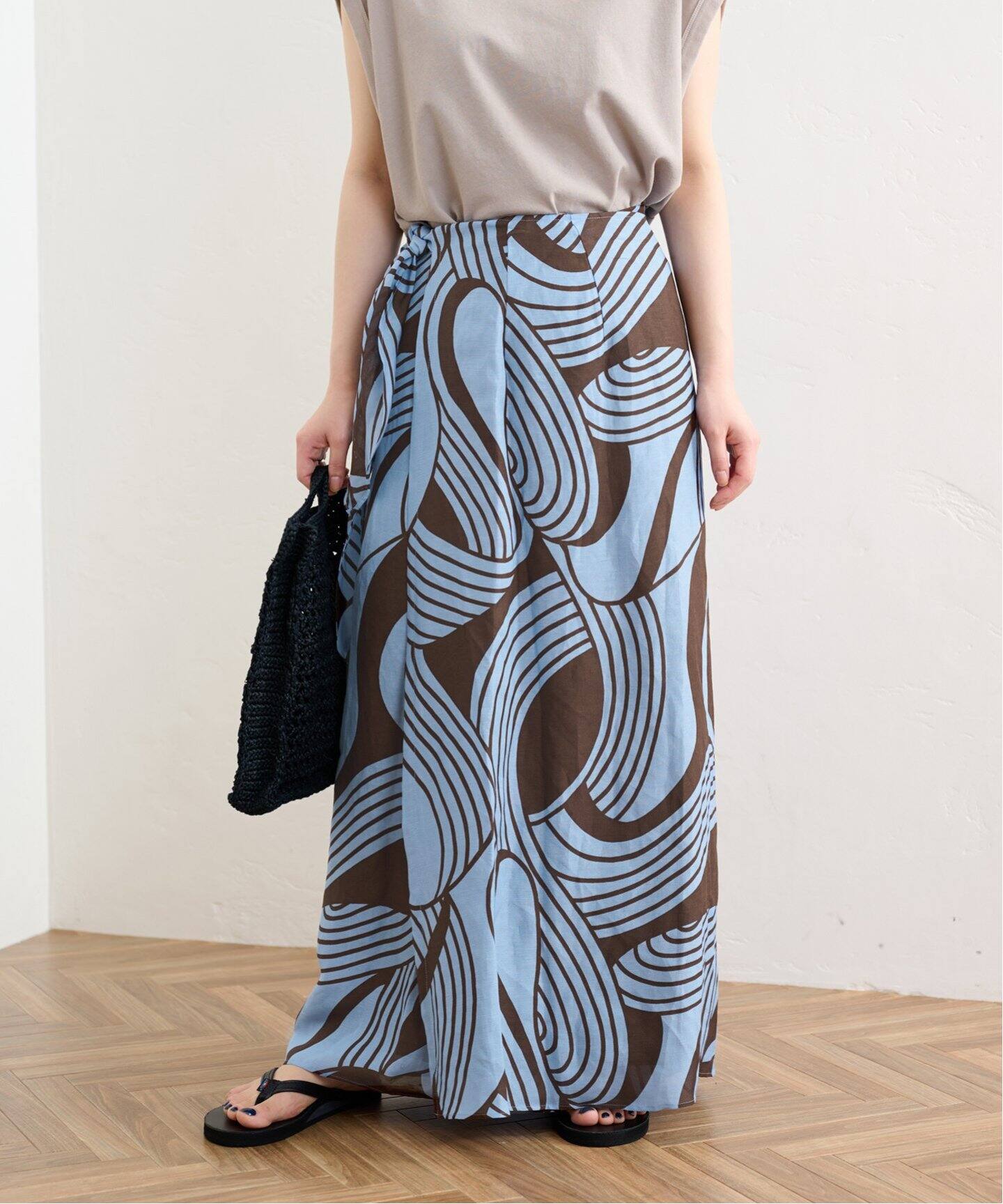 ESLOW / エスロー】WRAP SKIRT（その他スカート）｜FRAMeWORK  