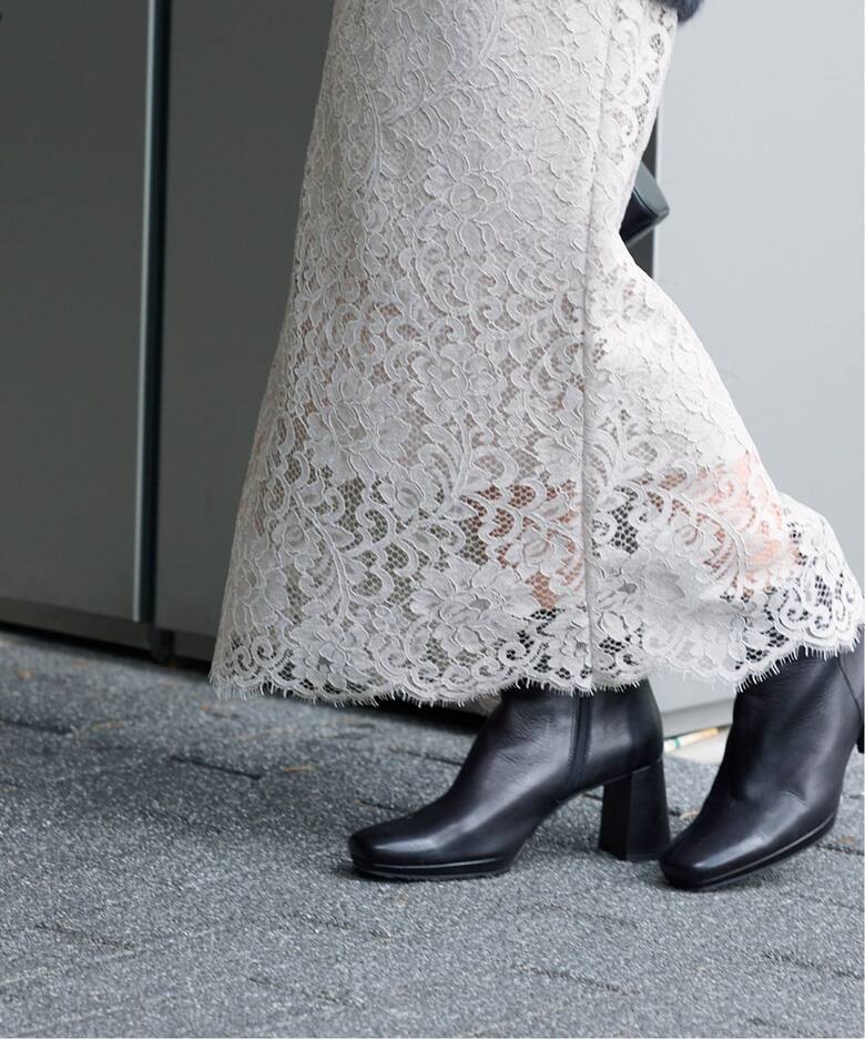 追加》リバーレースIラインスカート 7（ロング・マキシ丈スカート  