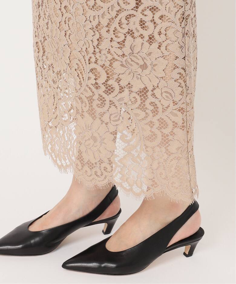 追加》リバーレースIラインスカート 7（ロング・マキシ丈スカート  