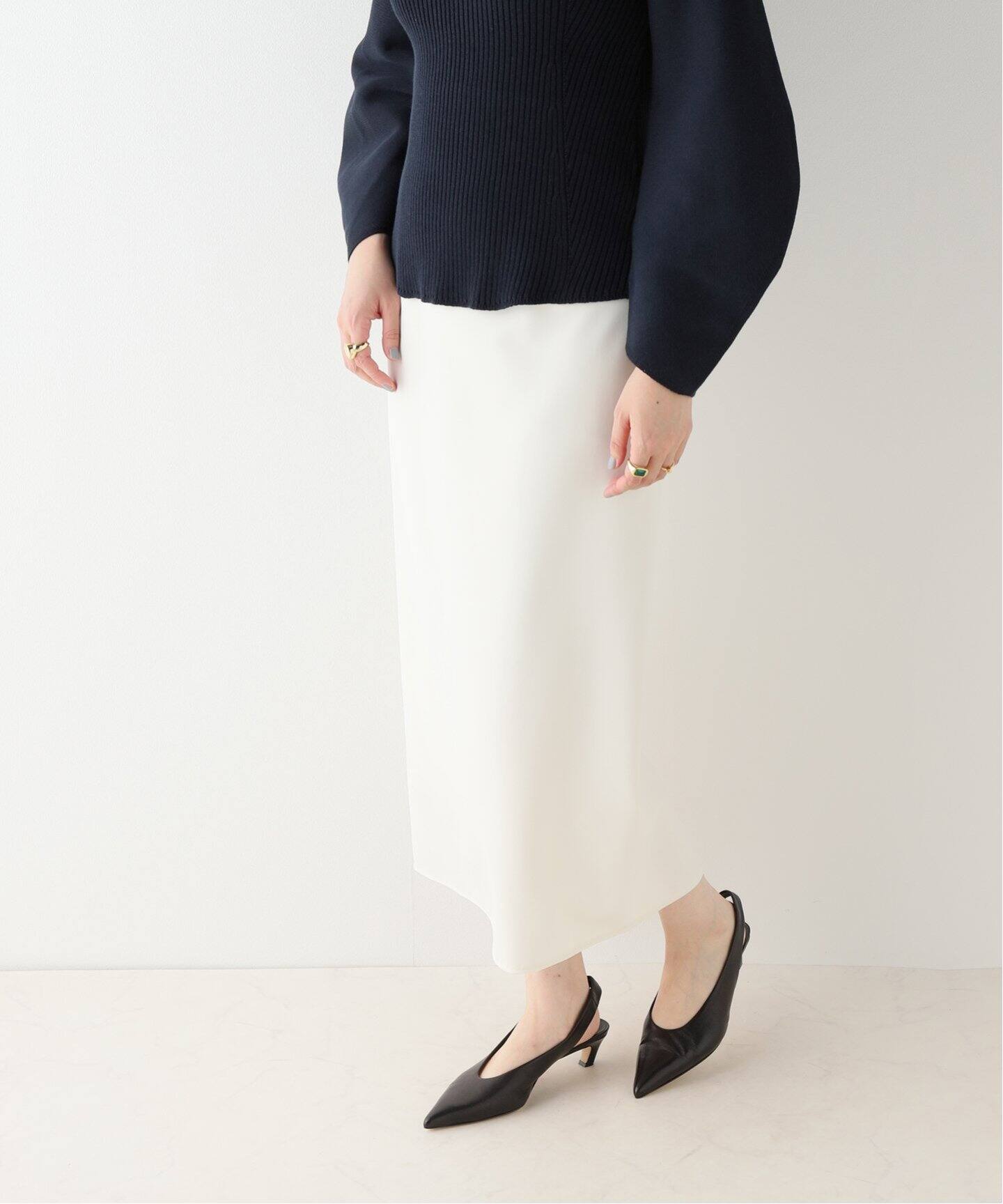 追加》ジャージーライクカラータイトスカート 5（ロング・マキシ丈  