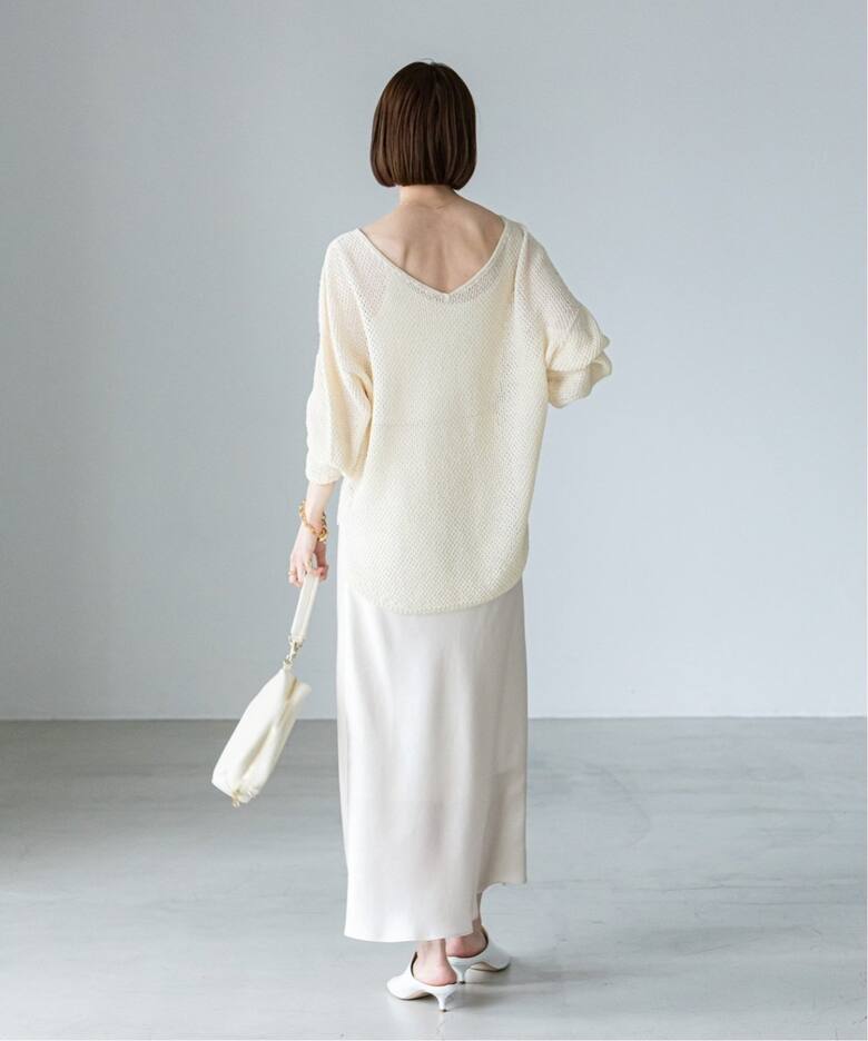 追加》ナローAラインサテンスカート 2（ロング・マキシ丈スカート  