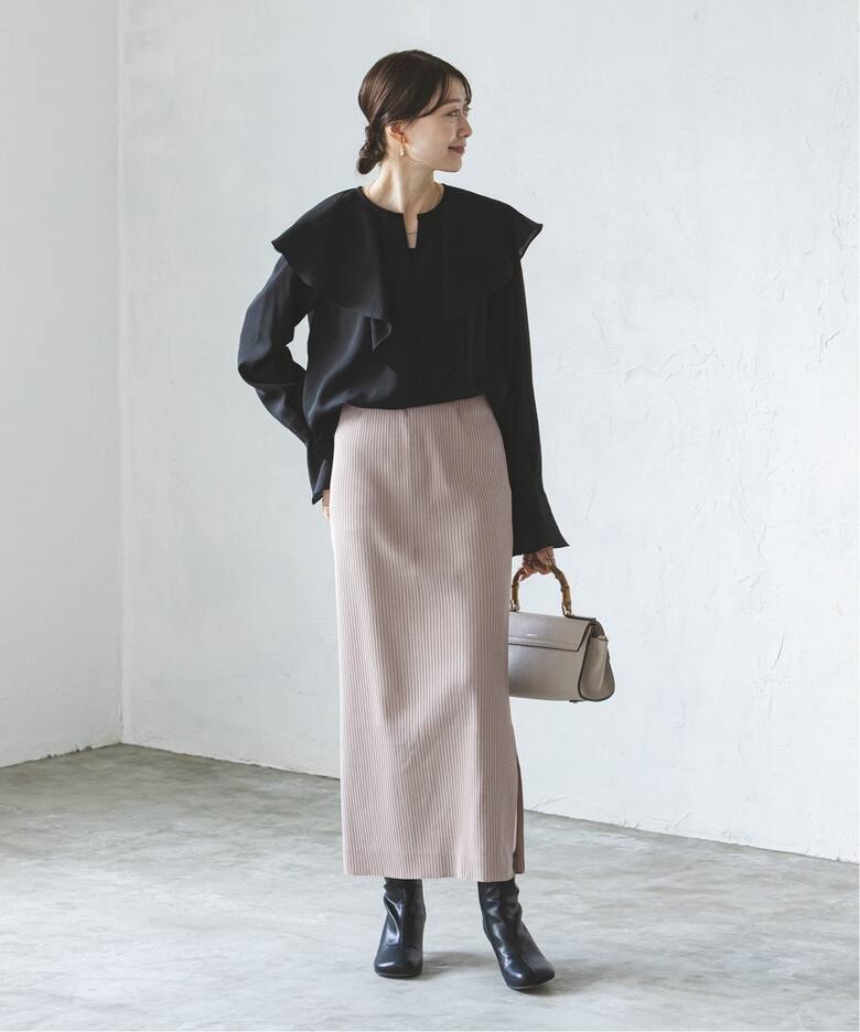 完売品】NOBLE AWトタンテレコタイトスカート 招か 