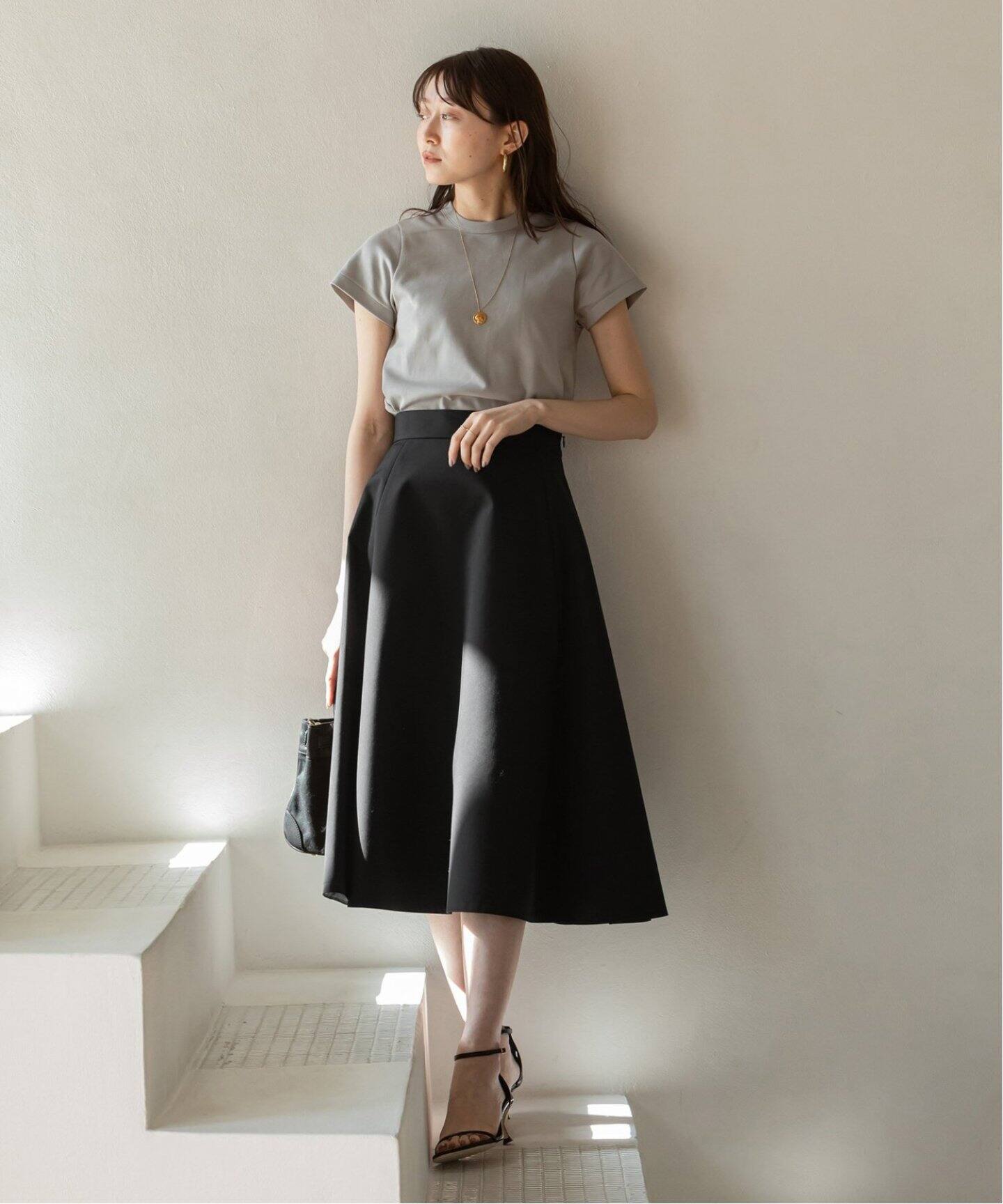 追加》ボンディングクロスサーキュラースカート2（ロング・マキシ丈  