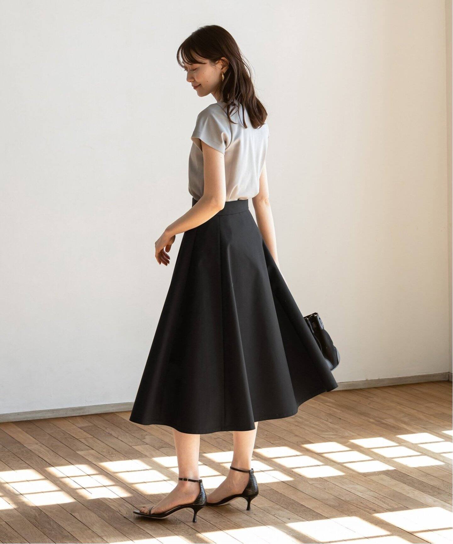 追加》ボンディングクロスサーキュラースカート2（ロング・マキシ丈  