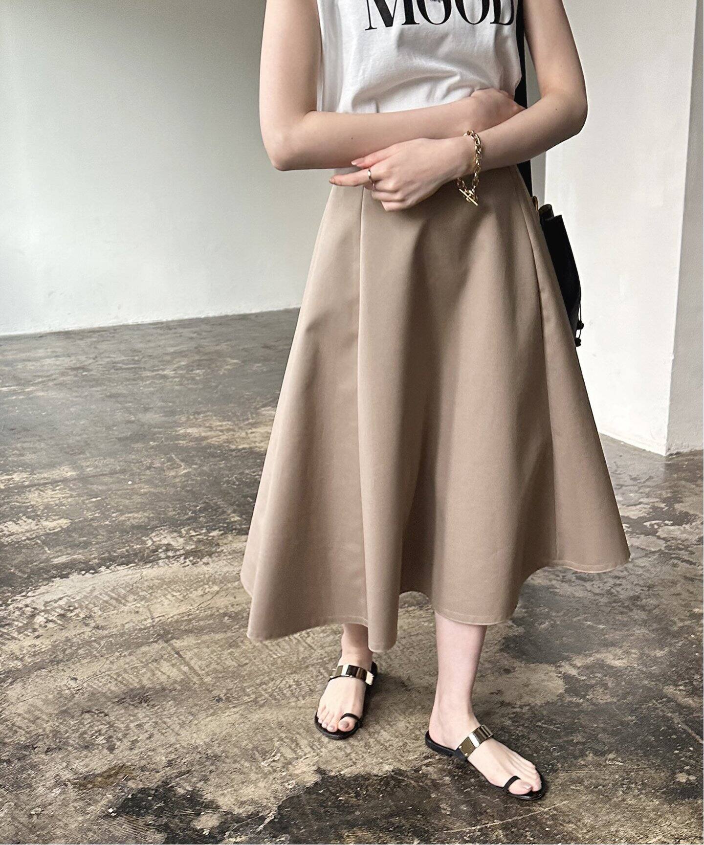 追加》ボンディングクロスサーキュラースカート2（ロング・マキシ丈  