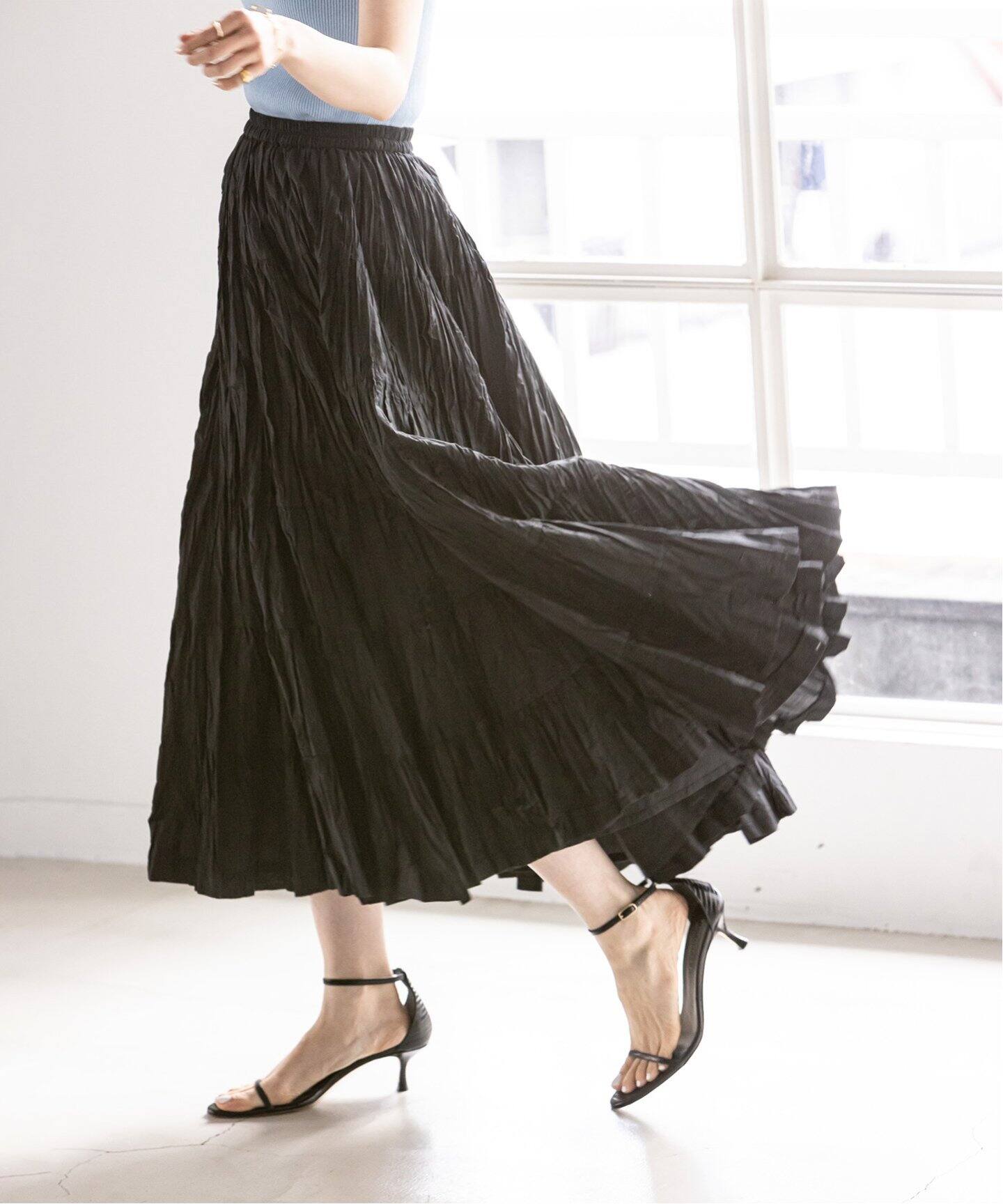 MARIHA】草原の虹のスカート（ロング・マキシ丈スカート）｜NOBLE  