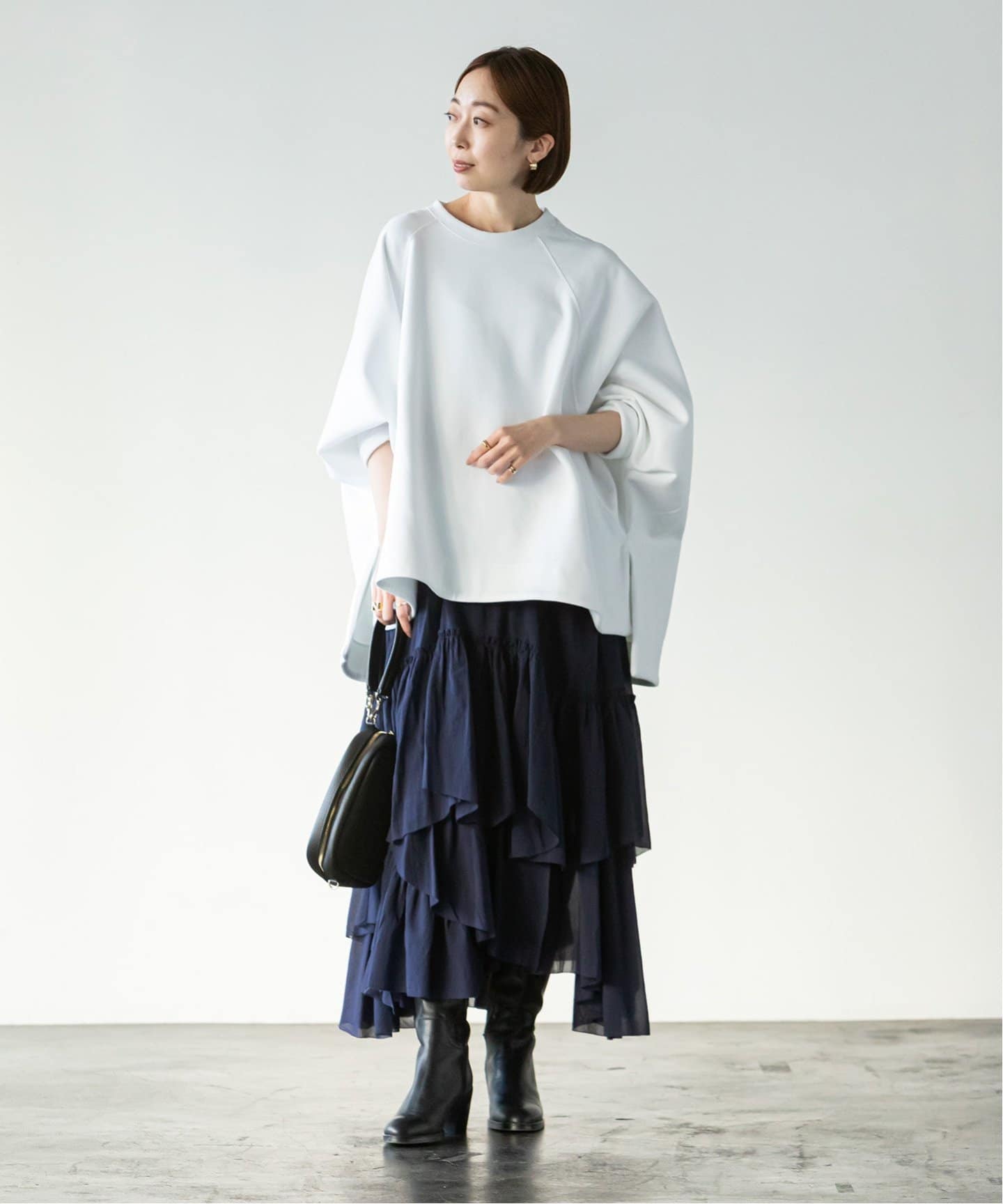 NOBLE 【CASA FLINE】別注コットンティアードスカート