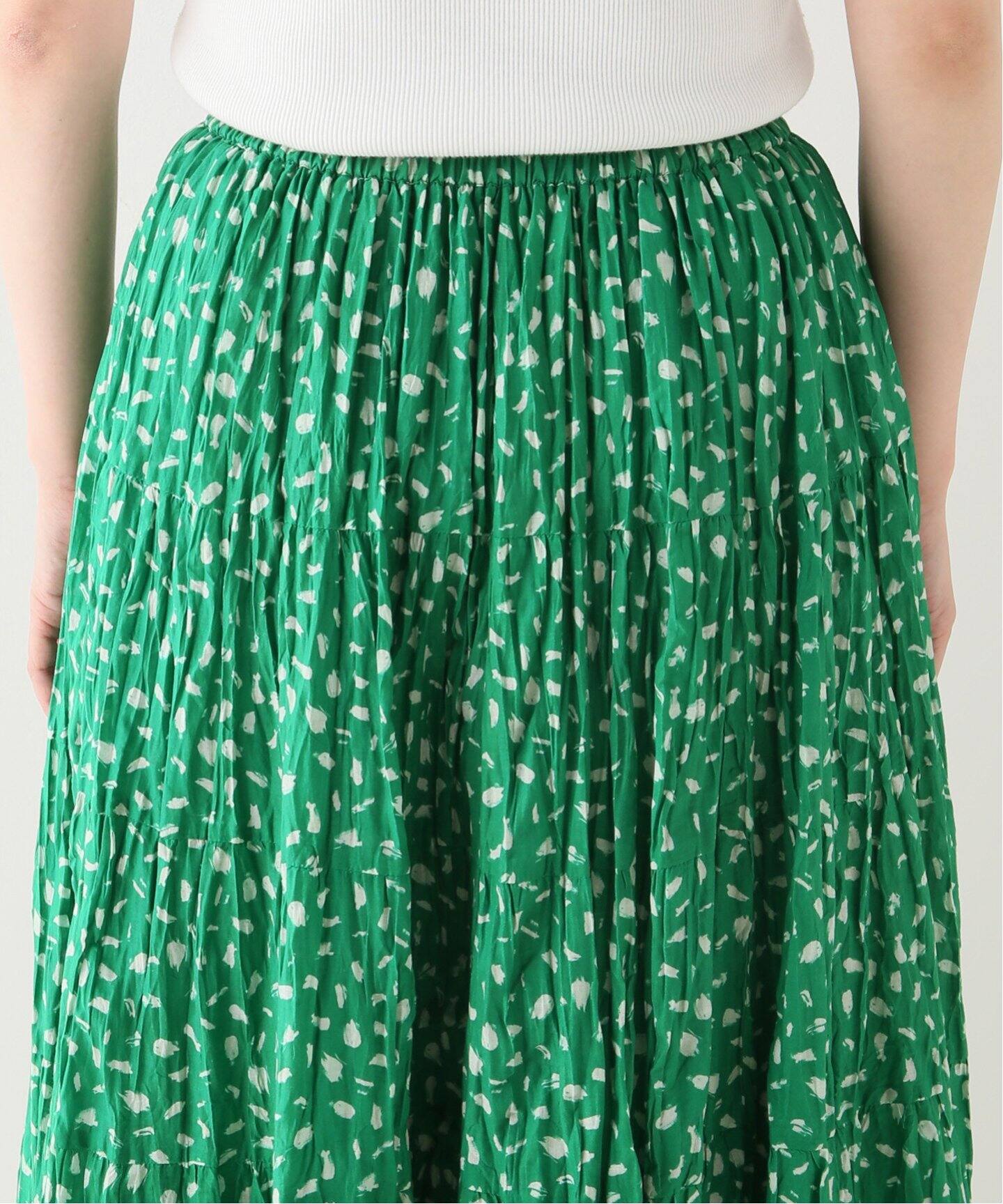 WEB限定》【MARIHA】草原の虹のスカート(プリント)（ロング・マキシ丈  