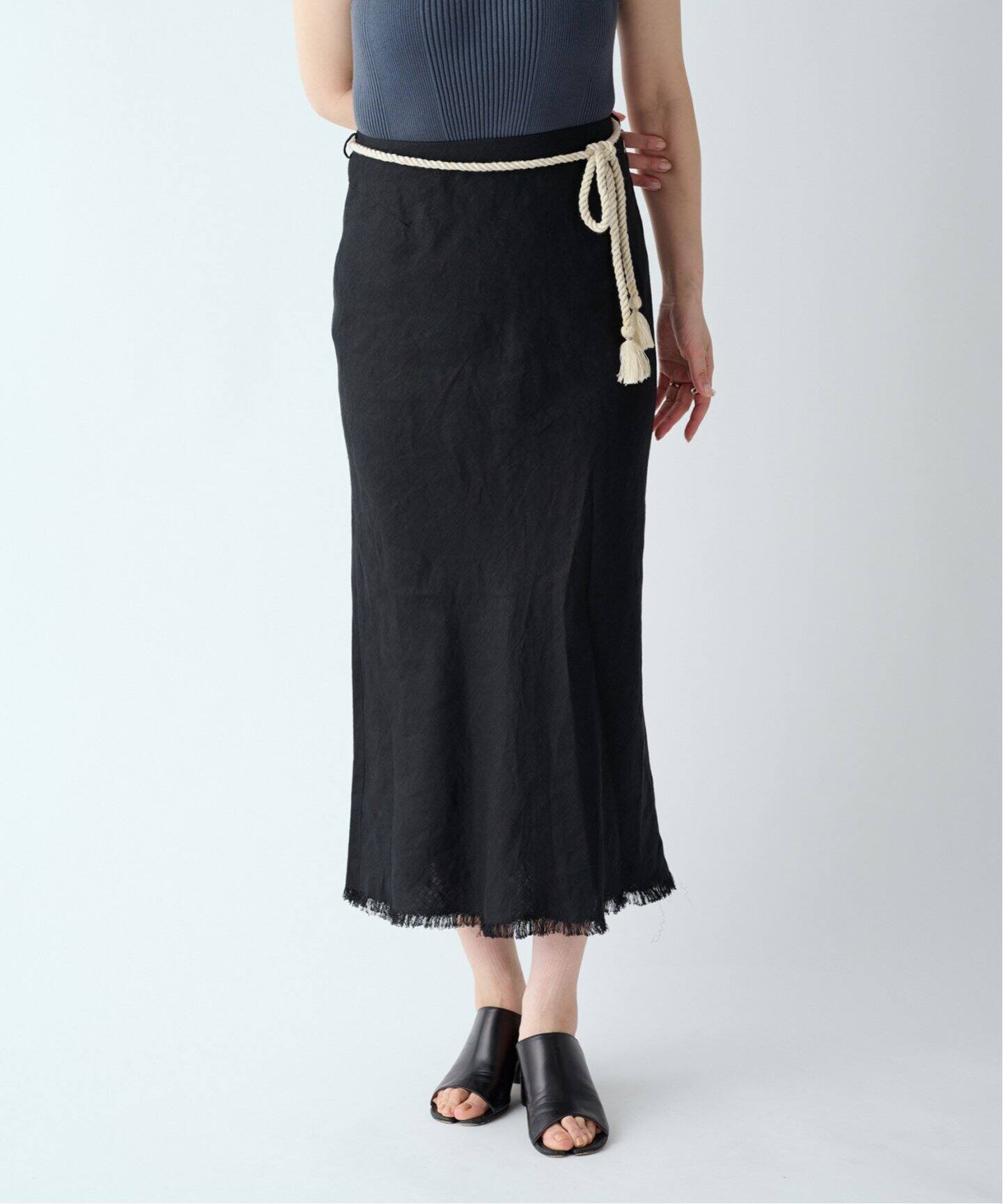 IRISHリネンスカート（ロング・マキシ丈スカート）｜CALMER（カル  